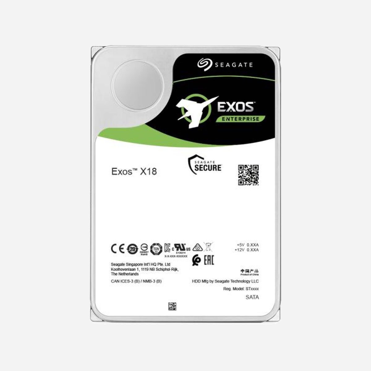 Seagate Enterprise HDD 12 To SAS 3.5" 7200 tr/min 256 Mo Cache - ST12000NM004J : 12 Gbit/s, 258 MiB/s Sustained, RV Sensors, 2.5M h MTBF - Seagate Enterprise ST12000NM004J. Capacité disque dur: 12 To, Vitesse de rotation du disque dur: 7200 tr/min, Taille du tampon du lecteur de stockage: 256 Mo, Taille du disque dur: 3.5", Interface: SAS