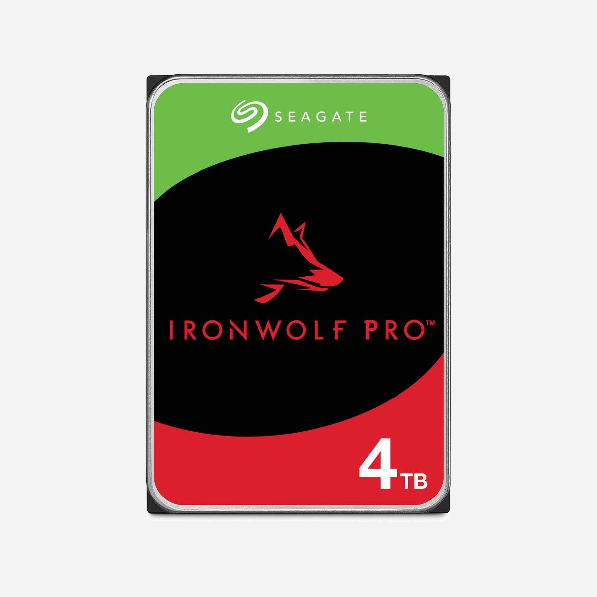 Seagate IronWolf Pro ST4000VNA06 HDD 4To 3.5" SATA III 6Gbit/s 5400RPM pour NAS (0-65°C, 1W veille, 5V/12V) - Seagate IronWolf Pro ST4000VNA06. Capacité disque dur: 4 To, Vitesse de rotation du disque dur: 5400 tr/min, Taille du disque dur: 3.5", Interface: Série ATA III