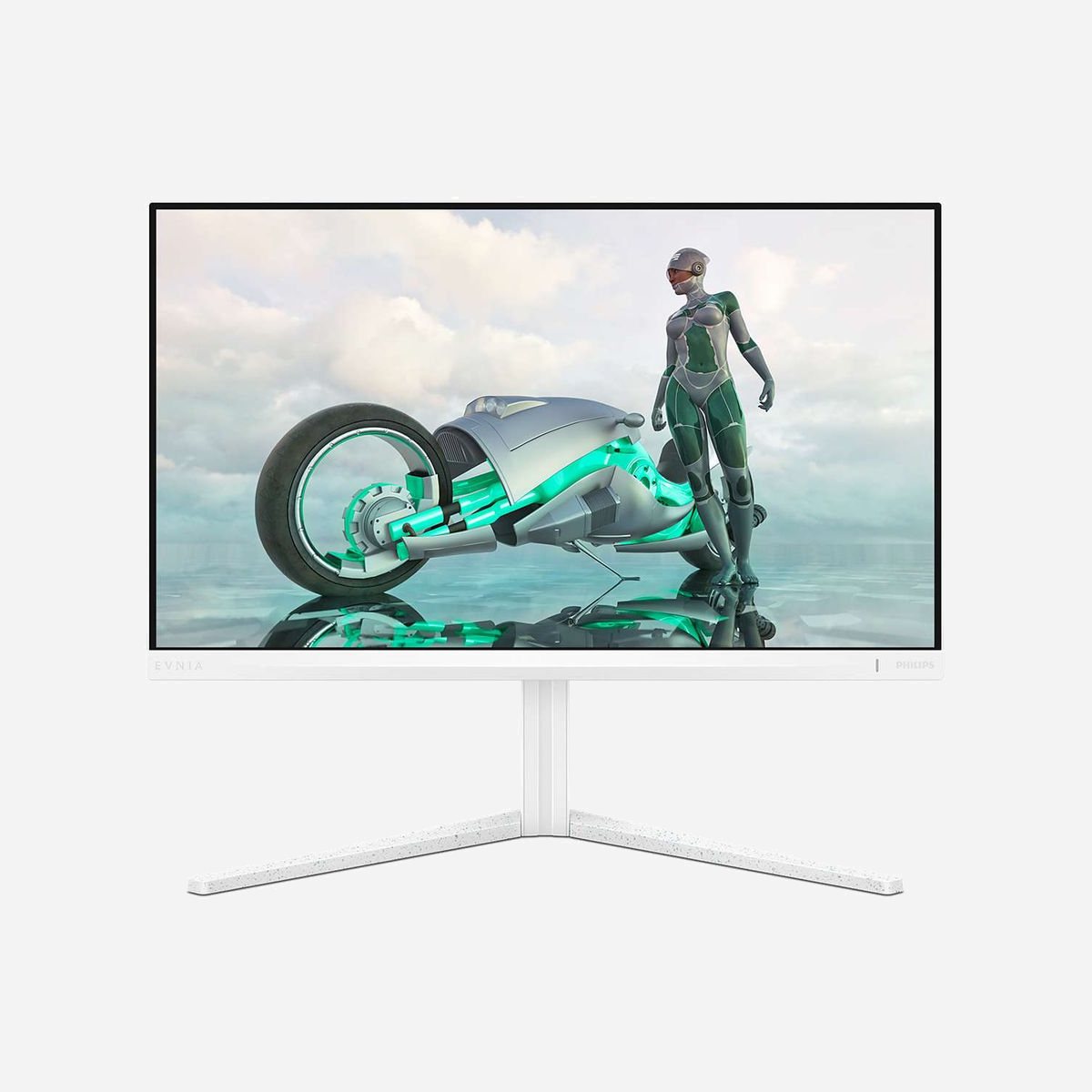 Philips Evnia 24M2N3201A/00 - Écran LCD 23.8" Full HD 1920x1080 180Hz Fast IPS, 1ms, HDR10, 300cd/m², HDMI 2.0/DisplayPort 1.4, Blanc - Ce moniteur 180 Hz Fast IPS vous permet de jouer avec précision et rapidité. Vous profitez d'images de qualité HDR nettes et d'une résolution Full HD, pour une expérience de jeu exceptionnelle.