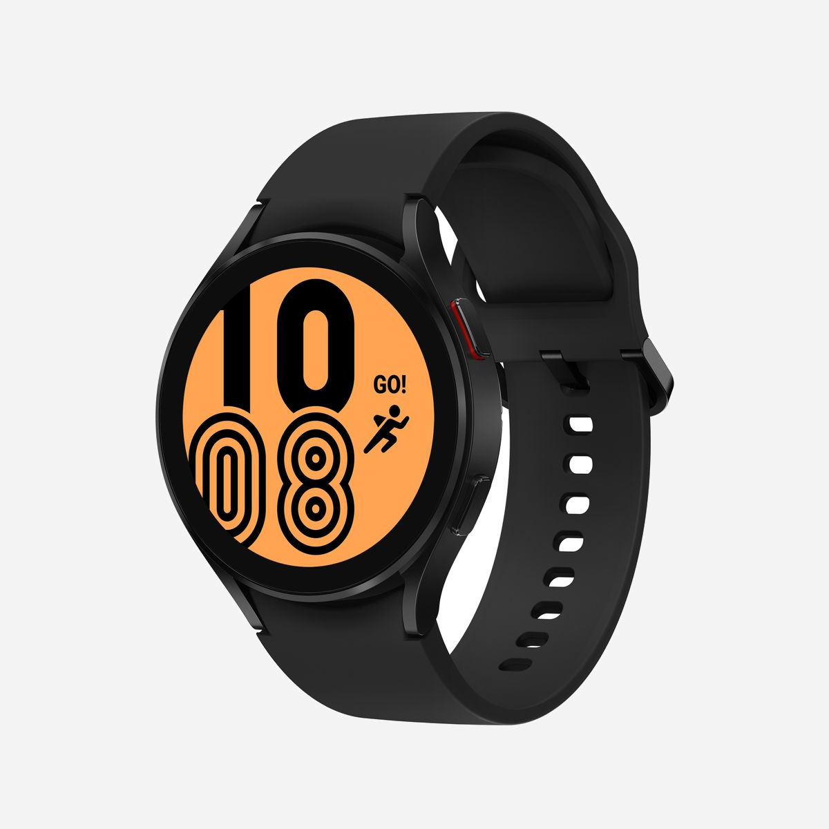 Samsung Galaxy Watch4 44mm Aluminium Noir, Écran 1.4" Super AMOLED 450x450, 1.5Go RAM, 16Go Flash, Wear OS, GPS, WiFi, Bluetooth 5.0 - Samsung Galaxy Watch4 . Taille de l'écran: 3,56 cm (1.4"), Technologie d'affichage: OLED, Résolution de l'écran: 450 x 450 pixels, Écran tactile. Fréquence du processeur: 1180 MHz, Capacité de la RAM: 1500 Mo, Memoire flash: 16 Go. Wifi. GPS (satellite). Capacité de la batterie: 361 mAh. Poids: 30,3 g. Couleur du bracelet: Noir. Système d'exploitation installé: Wear OS