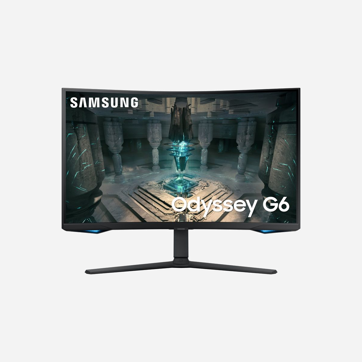 Samsung G65B 32" LED Quad HD 2560x1440 240Hz 1ms VA Incurvé 1000R DisplayHDR 600 FreeSync Premium Pro Smart TV Tizen WiFi Bluetooth - Samsung G65B. Taille de l'écran: 81,3 cm (32"), Résolution de l'écran: 2560 x 1440 pixels, Type HD: Quad HD, Technologie d'affichage: LED, Temps de réponse: 1 ms, Format d'image: 16:9, Angle de vision horizontal: 178°, Angle de vision vertical: 178°. Haut-parleurs intégrés. Concentrateur USB intégré, Version du concentrateur USB: 3.2 Gen 1 (3.1 Gen 1). Montage VESA, Réglage de la hauteur. Couleur du produit: Noir