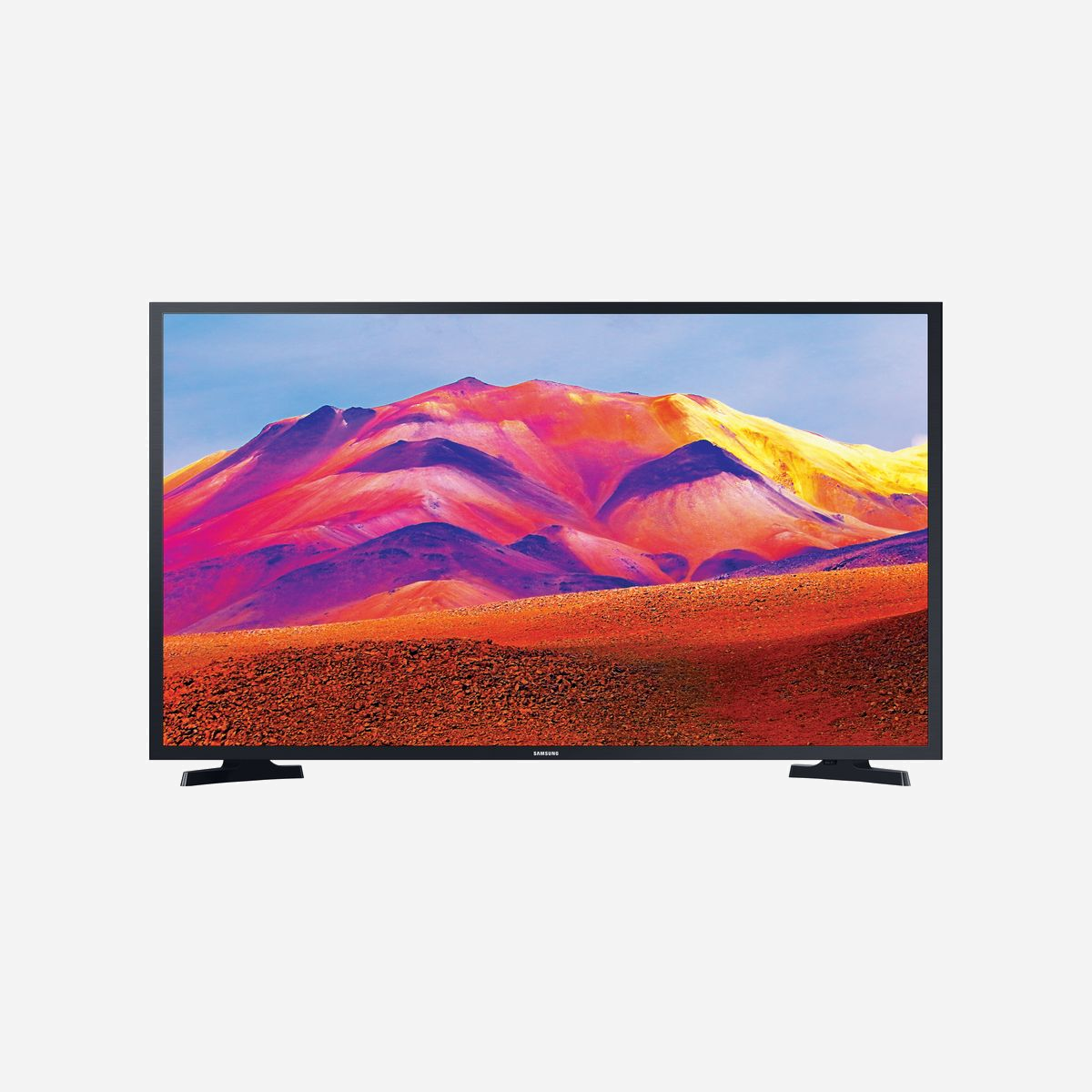 Samsung HG32T5300EZXEN Écran 32" Full HD LED 1920x1080, PQI 1000, Micro Dimming Pro, HDR, 2xHDMI, USB, WiFi, Dolby Digital Plus, T2/C/S2 - Samsung HT5300. Taille de l'écran: 81,3 cm (32"), Type HD: Full HD, Résolution de l'écran: 1920 x 1080 pixels. Couleur du produit: Noir, Norme VESA: 100 x 100 mm, Type de facette: VNB (Cadre très étroit). Technologie de gradation du rétroéclairage: Micro Dimming Pro, Apps vidéos: Samsung TV Plus. Solution de gestion de contenu: Samsung LYNK Cloud, Samsung LYNK DRM. Contrôle d'électronique grand publique (CEC): Anynet+