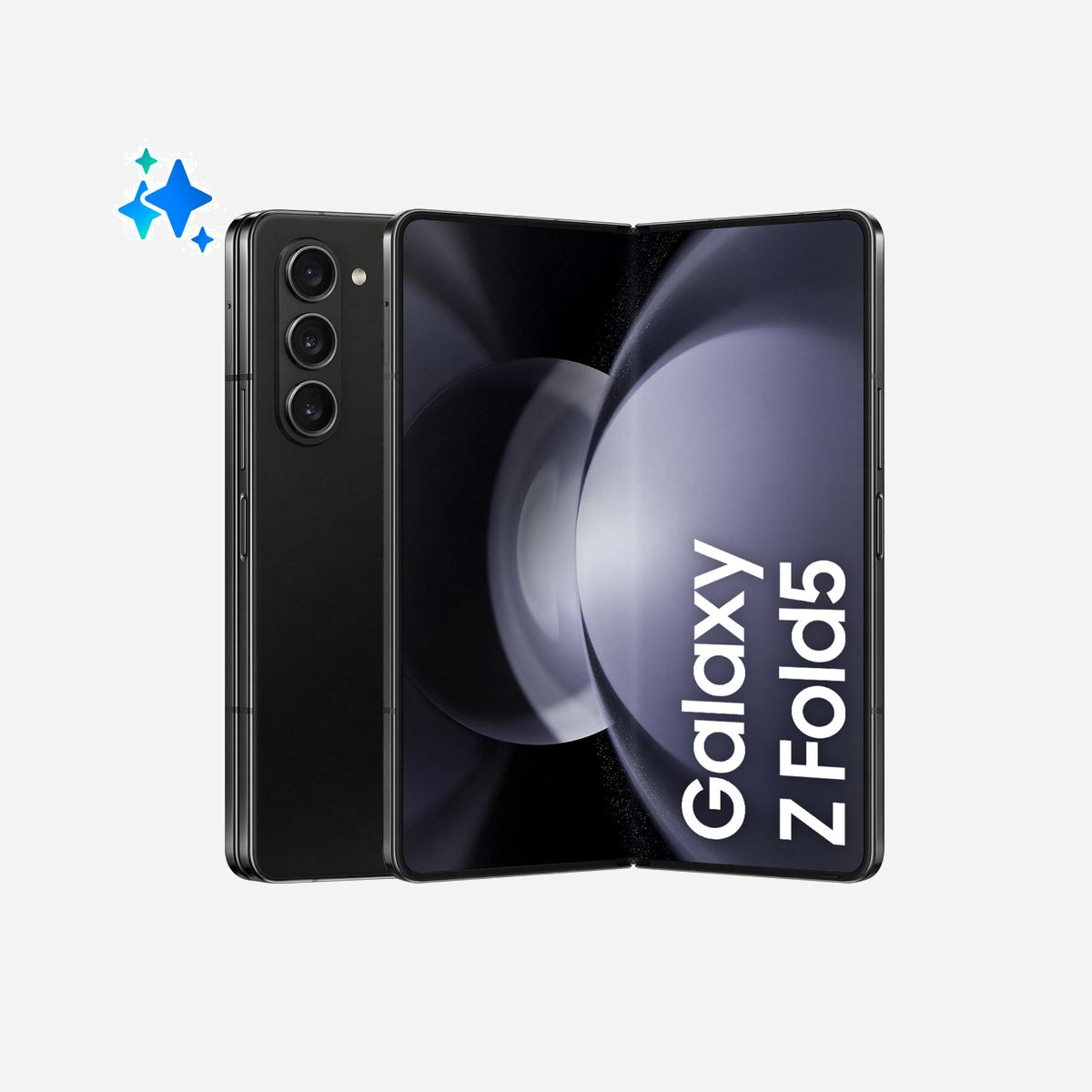 Samsung Galaxy Z Fold5 SM-F946B Noir, Écran Pliable 7.6" Dynamic AMOLED 2X 120Hz, Snapdragon 8 Gen 2, 12Go RAM, 512Go, 5G, Android 13 - Samsung Galaxy Z Fold5 SM-F946B. Taille de l'écran: 19,3 cm (7.6"), Résolution de l'écran: 2176 x 1812 pixels. Famille de processeur: Qualcomm Snapdragon, Modèle de processeur: 8 Gen 2. Capacité de la RAM: 12 Go, Capacité de stockage interne: 512 Go. Résolution de la caméra arrière (numerique): 50 MP, Type de caméra arrière: Trois modules photo. Capacité de la carte SIM: Double SIM. Système d'exploitation installé: Android 13. Capacité de la batterie: 4400 mAh. Couleur du produit: Noir. Poids: 253 g