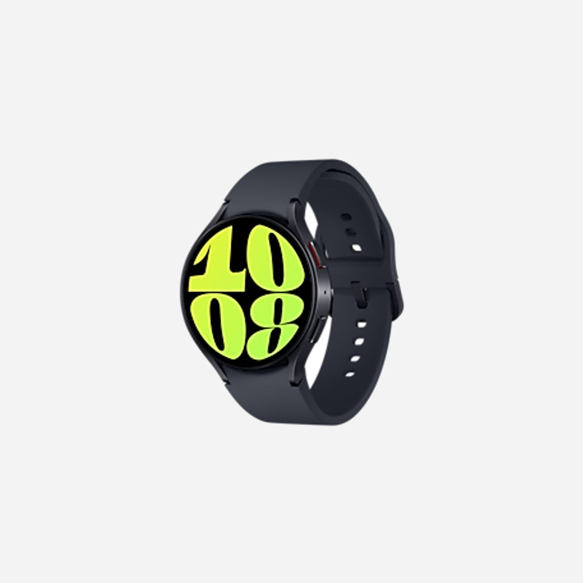 Samsung Galaxy Watch6 44mm Graphite : Écran OLED 1.5" 480x480, 16Go, GPS, WiFi, Bluetooth 5.3, Wear OS, Aluminium, IP68, 5 ATM - La montre qui vous connaît le mieux est de retour avec son design iconique.<br>Plus grande et plus audacieuse, elle vous accompagne encore plus loin dans vos objectifs sport, santé et bien-être.<br>Commencez votre journée par une bonne nuit de sommeil avec le coaching du sommeil, désormais disponible sur Galaxy Watch6.<br><br><b>Un écran sublimé</b><br><b>20 % plus grand<br>30 % plus fin</b><br>Avec son écran 20 % plus grand et ses bordures 30 % plus fines, la Galaxy Watch6 signe une alliance ultime entre finesse et ergonomie. Vous profiterez alors d'une meilleure lisibilité et d'un plus grand espace d'expression avec une infinité de cadrans pour affirmer pleinement votre style.<br><br><b>Un design alliant<br>finesse et ergonomie</b><br>Véritable accessoire de mode, la Galaxy Watch6 a été redessinée pour être encore plus fine et élégante3, tout en gardant son design circulaire contemporain et iconique.<br><br><b>Une personnalisation infinie en un seul clic</b><br>Grâce au nouveau système d'attache, changez votre bracelet n'a jamais été aussi simple. Détachez et rattachez votre bracelet d'une simple pression sur le bouton à l'arrière. Passez d'un style sportif à un style confort ou plus raffiné en un temps record, avec des bracelets variés qui vous ressemblent.<br><br><b>Une résistance<br>à toute épreuve</b><br>Dotée d’un écran en verre saphir plus grand et plus résistant que jamais, la Galaxy Watch6 est aussi résistante à l'eau grâce aux certifications IP68 et 5 ATM. Il est temps d'apprécier votre journée sereinement, qu'il pleuve ou qu'il vente.<br><br><b>Des nuits au top pour des journées qui dépotent</b><br>Apprenez à mieux comprendre votre sommeil pour tirer le meilleur parti de vos journées. Planifiez votre coucher, détectez vos ronflements et suivez vos stades de sommeil (éveil, léger, profond, paradoxal). Et maintenant, vous pouvez également accéder au coaching du sommeil directement depuis votre montre.<br><br><b>Bracelet confort en tissu</b><br>Léger et confortable<br><br><b>Gardez un œil sur votre corps avec le suivi du cycle</b><br>Soyez en harmonie avec votre santé et votre corps. Le suivi du cycle optimisé en partenariat avec Natural Cycles˚ vous permet d'avoir un aperçu détaillé de votre cycle menstruel. Grâce au capteur de température infrarouge intégré aux Galaxy Watch6, bénéficiez de prévisions de cycle avancées pour estimer votre date d'ovulation et vos règles.<br><br><b>Prenez soin de votre cœur</b><br>Vivez en toute sérenité grâce au suivi de fréquence cardiaque en continu. Suivez votre fréquence cardiaque en permanence pour remarquer des fréquences cardiaques inhabituelles.<br><br>Pour plus de sérénité, effectuer en temps réel un électrocardiogramme (ECG).<br><br><b>Suivez votre tension précisément</b><br>Maintenez un mode de vie sain en analysant votre tension artérielle quotidiennement. Mesurez et suivez votre tension artérielle directement depuis votre poignet avec la Galaxy Watch6.<br><br><b>Prenez soin de vous au quotidien</b><br>La Galaxy Watch6 vous aide à mieux comprendre votre corps. Mesurez votre composition corporelle (BIA) en temps réel pour mieux vous connaître. Vous aurez alors accès à de nombreuses données sur votre corps (masse graisseuse, masse squelettique, masse hydrique, IMC). La Galaxy Watch6 est le partenaire idéal pour rester en forme.<br><br><b>Des innovations pour votre sécurité</b><br>La Galaxy Watch6 est capable de détecter les situations d’urgence. Si vous tombez, la détection des chutes s’activera et vous demandera si vous avez besoin d’aide. Pour les autres situations d'urgence, appuyez simplement sur le bouton d’accueil cinq fois pour envoyer un SOS aux services d’urgence. Lorsque vous recevez de l’aide, les informations médicales s'affichent directement sur l’écran de verrouillage en un seul clic. Dorénavant soyez serein car vous êtes entre de bonnes mains.<br><br><b>Révélez l'athlète qui est en vous</b><br>Personnalisez vos entraînements et suivez vos progrès de près avec la Galaxy Watch6 et ses 90 activités sportives comme la course à pied, la natation, le vélo ou encore le yoga. Et si vous êtes pris dans votre élan et que vous avez oublié de démarrer l'entraînement, pas de panique, la Galaxy Watch6 peut détecter automatiquement les séances (marche, course et vélo) pour vous ! Ainsi, vous ne perdrez pas vos précieuses données.<br><br><b>Maximisez vos performances sportives selon votre rythme</b><br>Définissez une zone de fréquence cardiaque personnalisée selon vos objectifs sportifs. Ou commencez simplement à courir et la Galaxy Watch6 mesurera votre rythme cardiaque en fonction de votre forme pour créer une zone de fréquence cardiaque adaptée. Et d'un simple coup d'oeil, vous pouvez être informé lorsque vous entrez dans votre zone de fréquence cardiaque cible, et vous assurer que vous êtes toujours dans la bonne zone lorsque vous bougez, courez et vous entraînez.<br><br><b>Prenez des photos à distance depuis votre Galaxy Watch</b><br>Associez votre Galaxy Watch au Galaxy Z Flip5 pour prendre des photos de près ou de loin. Le Flex Mode et la fonction de contrôle de l’appareil photo du Galaxy Z Flip5 vous permettent de passer facilement du mode photo au mode vidéo, ou de zoomer et dézoomer, le tout depuis votre poignet. Appuyez ensuite sur le déclencheur pour prendre une photo. Maintenant, vous n'aurez plus d'excuse pour rater les photos de groupe.<br><br><b>Plus qu’une simple montre</b><br>Bien plus qu'une simple montre. Avec la Galaxy Watch6, envoyez des SMS, passez vos appels, écoutez de la musique, payez avec vos cartes et bien plus encore, même sans votre smartphone à portée de main. Gagnez en productivité et poursuivez votre journée en toute sérénité.<br><br><b>Le monde entier à portée de poignet</b><br>Explorez le monde sans vous perdre. L'itinérance internationale sur la Galaxy Watch6 vous permet d'utiliser la carte pour trouver votre chemin vers des points de repère, le tout à partir de votre montre. Et si vous rencontrez des difficultés, pas de panique ! Vous pourrez toujours passer des appels ou envoyer des SMS pour demander de l'aide.<br><br><b>Vos cartes préférées toujours avec vous</b><br>Plus besoin de fouiller vos poches ou votre sac à la recherche de vos cartes de paiement ou de fidélité. Samsung Wallet s’occupe de tout. Vous pouvez désormais payer instantanément depuis votre poignet sans avoir à sortir votre smartphone. Tout ce dont vous avez besoin est à portée de main pour encore plus de practicité.<br><br><b>Rendez-la aussi unique que vous</b><br>Créez votre Galaxy Watch6 à votre image, grâce aux multiples bracelets aux styles et matériaux variés. Vous pouvez également personnaliser le cadran de votre montre de manière infinie, et affirmer pleinement votre personnalité !<br><br><b>Faites reprendre votre ancienne montre</b><br>Obtenez une remise sur la nouvelle Galaxy Watch6 en faisant reprendre votre ancienne montre connectée.<br><br><b>Nouvelle montre. Mêmes données.</b><br>Concervez les données de votre ancienne Galaxy Watch avec Smart Switch. Vous pourrez alors transférer toutes les données de votre ancienne montre à votre nouvelle Galaxy Watch. Conservez alors précieusement toutes vos photos, vos applications, vos messages et bien plus encore.