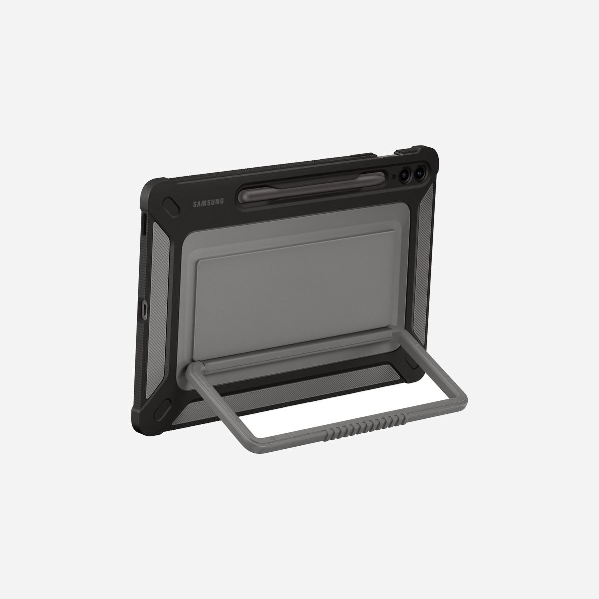 Samsung EF-RX610 Housse Noire pour Galaxy Tab S9 FE+ (10.9") - Protection antichoc et rayures, une position, boucle stylo, 194.5x294.5x21.2mm, 322g - Samsung EF-RX610. Type d'étui: Housse, Compatibilité de marque: Samsung, Compatibilité: Galaxy Tab S9 FE+, Taille maximale de l’écran: 27,7 cm (10.9"), Nombre de positions debout: 1. Poids: 322 g