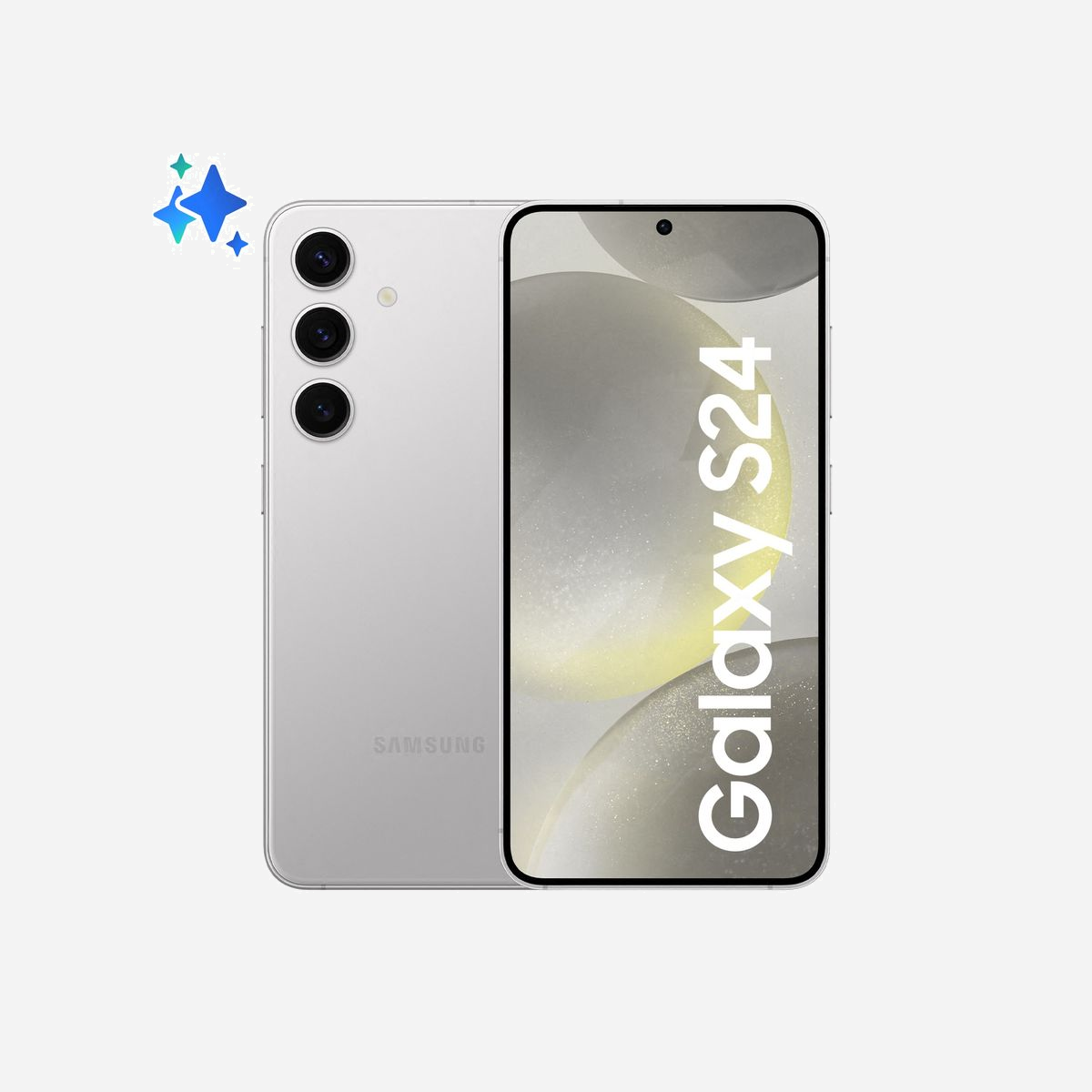 Samsung Galaxy S24 6.2" Dynamic AMOLED 2X 8Go RAM 128Go 5G Exynos 2400 Android 14 Double SIM Gris/Marbre, Caméra 50MP OIS, IP68 - <b>Galaxy AI est là</b><br>Entrez dans une toute nouvelle ère avec l'IA. Les Galaxy S24 | S24+ vont radicalement changer la manière dont vous utilisez votre smartphone. Libérez votre plein potentiel grâce à l'IA, et découvrez une nouvelle façon de communiquer, de s'informer, de travailler et de créer.<br><br><b>Remarquable non ?</b><br>Un design à couper le souffle avec ses tranches taillées dans l'aluminium et une conception entièrement repensée, les Galaxy S24 et S24+ vont décidément attirer tous les regards.<br><br><b>Plus, plus et encore plus</b><br>Ils ont clairement musclé leurs jeux : avec un écran plus grand, une capacité de batterie qui augmente et un processeur encore plus puissant, ce sont des virtuoses que vous aurez entre les mains. Et si vous en voulez encore plus, prenez le Galaxy S24+ : vous aurez la plus haute résolution disponible sur un smartphone Galaxy : QHD+.<br><br><b>Du détail… encore plus de détails</b><br>Pour que vos photos soient à la hauteur de vos souvenirs, capturez des images en très haute résolution avec les 50MP du capteur principal.<br><br><b>Immortalisez la nuit. Même à distance</b><br>Capturez des photos lumineuses même dans la pénombre grâce à l'IA. Pour des portraits stylés, zoomez en x2 ou en x3 et découvrez un rendu aussi clair de jour comme de nuit.<br><br><b>Rapprochez-vous des détails</b><br>Passez du zoom x1 au x2 voire même x3 pour vous rapprocher de votre sujet, le tout avec un niveau de qualité simplement prodigieux.<br><br><b>Zoomez encore plus grâce à l'IA</b><br>Photographiez sur une plus grande plage de zoom grâce à l'IA et obtenez des clichés saisissant, même à distance.<br><br><b>Super HDR. Sublimé avant même d'être capturé</b><br>Le Super HDR atteint un nouveau sommet. Ce que vous voulez capturer regorge de détails ? Vous pourrez les capturer depuis la prévisualisation jusqu'à la publication. Et ça, même sur Instagram.<br>Avant d'avoir appuyé sur le déclencheur, ce que vous voyez à l'écran est déjà retravaillé avec le Super HDR. Vous n'avez plus qu'à conserver la photo dans votre Galerie ou la poster directement sur les réseaux.<br><br><b>Déplacez-le.<br>Retouchez-le.<br>Tout simplement.</b><br>On ne peut pas toujours prendre la photo parfaite du premier coup, alors avec l'Assistant Photo, améliorer une image devient vraiment magique. Et avec la Retouche Générative, déplacer un objet ou un sujet où vous le souhaitez fera automatiquement apparaître le fond manquant.<br><br>Recadrez votre photo et laissez l'arrière-plan se générer pour obtenir la photo parfaite, celle que vous auriez dû prendre.<br><br>Sélectionnez un objet et déplacez-le. L'IA va combler l'espace manquant comme si de rien n'était.<br><br><b>Entourez-le.<br>Trouvez-le.<br>Tout simplement.</b><br>Découvrez une toute nouvelle façon de trouver des informations grâce à Entourer pour chercher. Il vous suffit d'encercler un objet avec votre doigt pour obtenir un résultat de recherche Google.<br><br><b>Traduction instantanée. Parlez une autre langue sans avoir à l'apprendre</b><br>Désormais, vous pourrez appeler quelqu'un qui ne parle pas la même langue que vous, l'IA se chargera de traduire en temps réel votre conversation. Et ça marche également avec les messages.<br><br><b>Les incontournables pour vous rendre la vie plus facile</b><br>La personnalisation passe au niveau supérieur : ajoutez des widgets comme la météo sur votre écran de verrouillage ; ils seront même disponibles sur Always on Display.<br><br><b>Ayez le bon ton avec Assistant Message</b><br>Qui n'a jamais réécrit dix fois un message ? Avec l'Assistant Message vous pouvez reformuler instantanément ce que vous écrivez, en utilisant plusieurs tonalités, pour que le fond et la forme soient les plus justes possibles.<br><br><b>Des sessions de jeu épiques</b><br>Tirez pleinement parti de vos jeux vidéo grâce à l'amélioration du système de refroidissement des Galaxy S24 | S24+.<br><br><b>Brillants, même face au soleil</b><br>Un régal pour les yeux avec leurs écrans plus grands, plus lumineux et aux bordures plus fines qu'auparavant. Les 6,2 pouces en FHD+ du Galaxy S24 enchantent les passionnés de smartphones compacts, tandis que l'écran de 6,7 pouces en QHD+ du Galaxy S24+ offre une immersion totale, rendant l'expérience grandiose.<br><br><b>Avec vous partout et toute la journée</b><br>Super endurants, les Galaxy S24 et S24+ sont prêts à vous accompagner dans toutes vos aventures grâce à leur gestion intelligente de leur batterie. Jouez, binge-watchez et partagez sans craindre la panne sèche.<br><br><b>Partagez avec tout le monde</b><br>Vous n'êtes plus limité aux utilisateurs d'appareils Galaxy. Grâce à Quick Share et sa fonction QR code, vous pouvez même partager des fichiers avec des utilisateurs iOS.<br><br><b>Sécurisé par Knox Matrix</b><br>Vos données et votre vie privée sont notre priorité. Avec Knox Matrix, c'est une véritable forteresse qui protège votre smartphone.<br><br><b>Des petits changements qui font la différence</b><br>Les Galaxy S24, S24+ et S24 Ultra sont dotés d’une plus grande variété de matériaux recyclés que leurs générations précédentes, notamment du cobalt recyclé, des terres rares recyclées et de l'acier recyclé.
