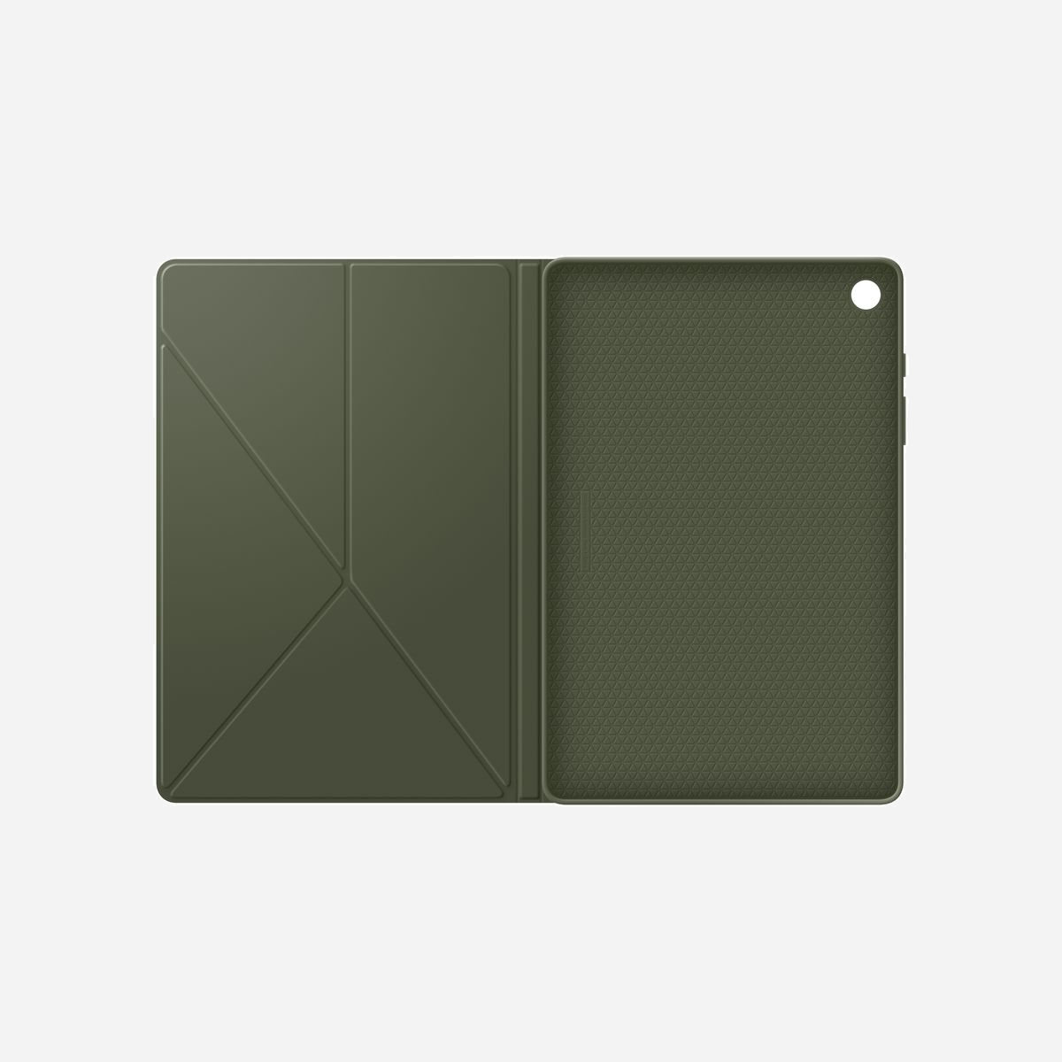 Samsung EF-BX210TBEGWW Book Cover Folio Noir pour Galaxy Tab A9+ 11" (27.9cm), support portrait/paysage, protection antichoc et rayures, 296g - Ultra polyvalent pour un confort optimal<br>Mode portrait ou paysage, plus besoin de choisir avec le Book Cover Hybride! Grâce à son dos pliable, profitez d'un support stable vous permettant aussi bien d'afficher vos stories préférées en vertical, que de profiter des plus grands chef d'oeuvre de cinéma en horizontal sur votre Galaxy Tab A9+.<br><br>Emportez-la partout, elle est protégée<br>Besoin de prendre votre tablette pour vos déplacements ? Pas de problème. Peur de l'abîmer ? Pas de problème non plus : grâce au Book Cover hybride, elle est protégée des chocs et des rayures. Même elle n'aura plus peur.<br><br>Une protection qui veille sur et pour vous<br>Ne perdez plus un seul instant pour vous remettre à vos activités. Le Book cover hybride met votre Galaxy Tab A9+ automatiquement en mode veille lorsque vous le fermez pour économiser votre batterie, et désactive le mode veille à l'ouverture. Votre tablette est toujours prête lorsque vous en avez besoin.