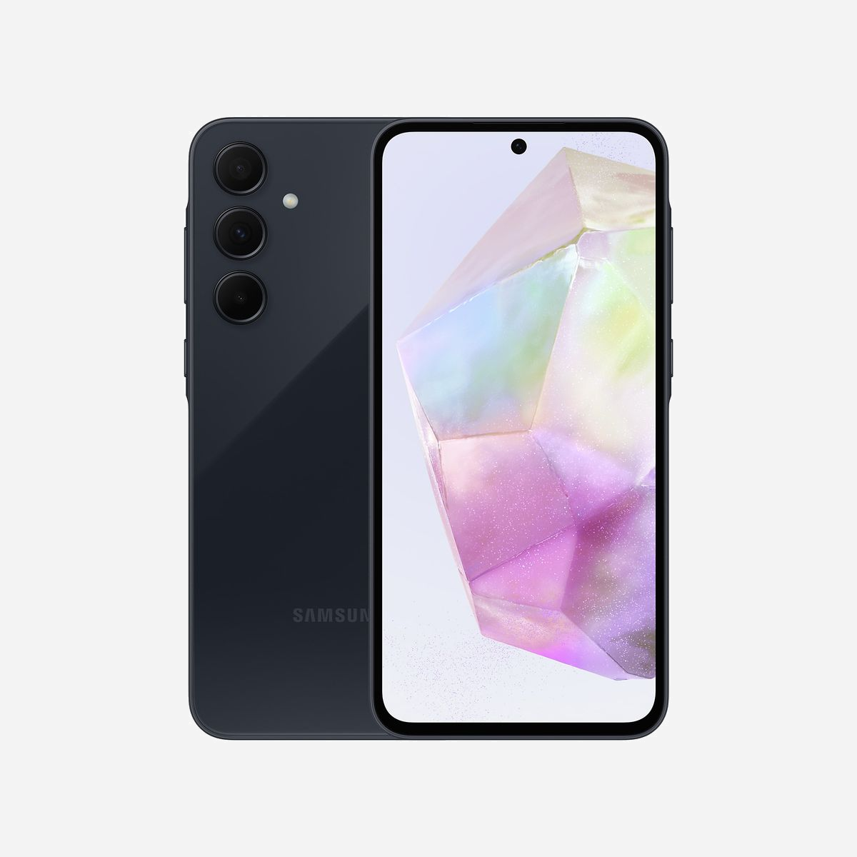 Samsung Galaxy A35 5G Enterprise Edition, Écran 6.6" Super AMOLED 120Hz, Exynos Octa-Core, 6Go RAM, 128Go, Android 14, Double SIM, Batterie 5000mAh - Démarquez-vous avec style<br>Imaginez une fusion cool entre simplicité et fun. Le Galaxy A35 5G saura vous séduire avec son design contemporain, son triple capteur photo iconique, son dos en verre de qualité et ses bords plats pour encore plus de modernité et une ergonomie assurée. Alors, vous êtes partants ?<br><br>Des couleurs branchées qui font sensation<br>Avec des lignes épurées, le Galaxy A35 5G est disponible en 4 couleurs pop et tendances qui sauront vous faire vibrer : Bleu, Lilas, Lime et Bleu Nuit.<br><br>La beauté se cache dans les détails<br>Capturez vos moments préférés avec le capteur principal haute résolution de 50 MP. Avec des couleurs vives et des détails qui déchirent, les photos seront tout simplement au top, prêtes à être partagées sur vos réseaux sociaux.<br><br>Des photos impressionnantes même dans l'obscurité<br>Il est 22h et toute la team est prête pour capturer LA photo de l'année. Avec son NPU amélioré et son capteur boosté, le Galaxy A35 5G fera ressortir chaque détail, même en pleine nuit. C'est le moment de briller !<br><br>3, 2, 1. Action !<br>Avec le Super HDR, vos photos seront éclatantes et vos vidéos seront nettes quelles que soient les conditions lumineuses. Grâce à l'OIS et au VDIS, gardez le cap et filmez sans trembler, même en déplacement.<br><br>Retouchez vos photos en un clin d'œil<br>Vos photos passeront au niveau supérieur grâce aux suggestions d'édition comme le flou d'arrière-plan, la remasterisation, la suppression des ombres et bien plus encore.<br><br>Fluide et lumineux, même en plein soleil<br>Préparez-vous à être ébloui par l'écran Super AMOLED Infinity-O de 6,6'' en très haute définition (FHD+) avec un taux de rafraîchissement ultra-fluide de 120 Hz et une luminosité de 1 000 nits. La fonctionnalité Vision Booster vous garantit une visibilité optimale, même en plein soleil !<br><br>C'est toi le boss maintenant, à toi de jouer !<br>Libérez la puissance du processeur octa-core avec un GPU et un NPU améliorés, transformant le multitâches, les jeux et le streaming en un véritable plaisir. Avec son système de refroidissement, le Galaxy A35 5G relève tous les défis. Profitez d'un stockage interne de 128 ou 256 Go, extensible jusqu'à 1 To stockage avec une carte microSD.<br><br>Deux jours d'autonomie pour encore plus de fun<br>Vivez vos aventures à fond avec la batterie de 5 000 mAh (typique) qui vous offre jusqu'à 2 jours d'autonomie ! Et lorsque vous avez besoin d'énergie, la charge super rapide (25W) est là pour vous remettre sur pied en un clin d'œil.<br><br>Zéro stress grâce à la résistance aux chutes et aux éclaboussures<br>Résistant et fiable, le Galaxy A35 5G est doté de la certification IP67, le protégeant efficacement contre l'eau et la poussière. Son écran en Corning® Gorilla® Glass Victus®+ est conçu pour surmonter tous les défis qui se dressent sur son chemin !<br><br>Vos informations en toute sécurité<br>Samsung Knox Vault, certifiée EAL5+, est conçu pour protéger vos informations, comme le code PIN, le mot de passe et le modèle de déverrouillage. Vos données cryptées sont en sécurité dans un espace isolé et séparé du reste du système d'exploitation. C'est comme un coffre-fort pour vos données les plus importantes.<br><br>Soyez serein, nous avons tout prévu pour vous<br>Profitez jusqu'à 4 générations de mises à jour du système d'exploitation et jusqu'à 5 ans de sécurité pour garder votre Galaxy A35 5G au top et vos données en sécurité.<br><br>Des couleurs branchées qui font sensation<br>Avec des lignes épurées, le Galaxy A35 5G est disponible en 4 couleurs pop et tendances qui sauront vous faire vibrer : Bleu, Lilas, Lime et Bleu Nuit.<br><br>Des couleurs branchées qui font sensation<br>Avec des lignes épurées, le Galaxy A35 5G est disponible en 4 couleurs pop et tendances qui sauront vous faire vibrer : Bleu, Lilas, Lime et Bleu Nuit.<br><br>Des couleurs branchées qui font sensation<br>Avec des lignes épurées, le Galaxy A35 5G est disponible en 4 couleurs pop et tendances qui sauront vous faire vibrer : Bleu, Lilas, Lime et Bleu Nuit.<br><br>Smart Switch<br>Transférez vos données en toute simplicité vers votre nouveau smartphone Samsung Galaxy, depuis divers appareils.<br><br>Quick Share<br>Le partage de fichiers est un jeu d'enfant avec Quick Share. C'est rapide, facile et sécurisé.<br><br>One UI<br>Découvrez One UI 6 : la simplicité à votre image. Personnalisez vos expériences quotidiennes sans effort, et vivez chaque moment à votre façon !