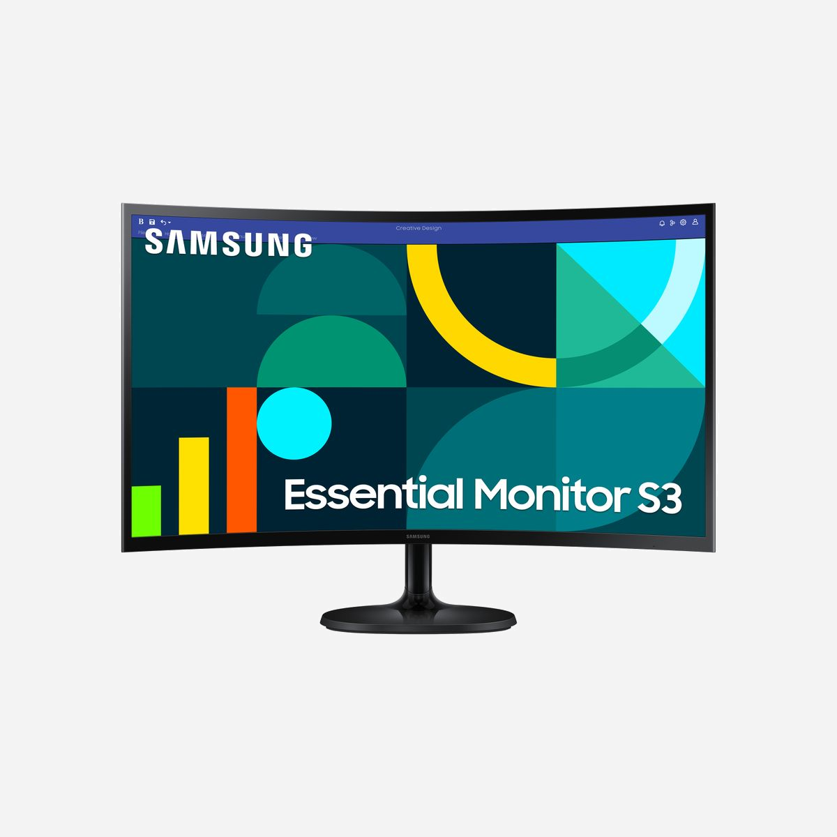 Samsung S36GD Moniteur LCD 27" Full HD (1920x1080) VA 1800R, 4ms GTG, 100Hz, HDMI 1.4, VESA 75x75, Noir - LS27D360GAUXEN - Samsung S36GD. Taille de l'écran: 68,6 cm (27"), Résolution de l'écran: 1920 x 1080 pixels, Type HD: Full HD, Technologie d'affichage: LCD, Temps de réponse: 4 ms, Format d'image: 16:9, Angle de vision horizontal: 178°, Angle de vision vertical: 178°. Montage VESA. Couleur du produit: Noir