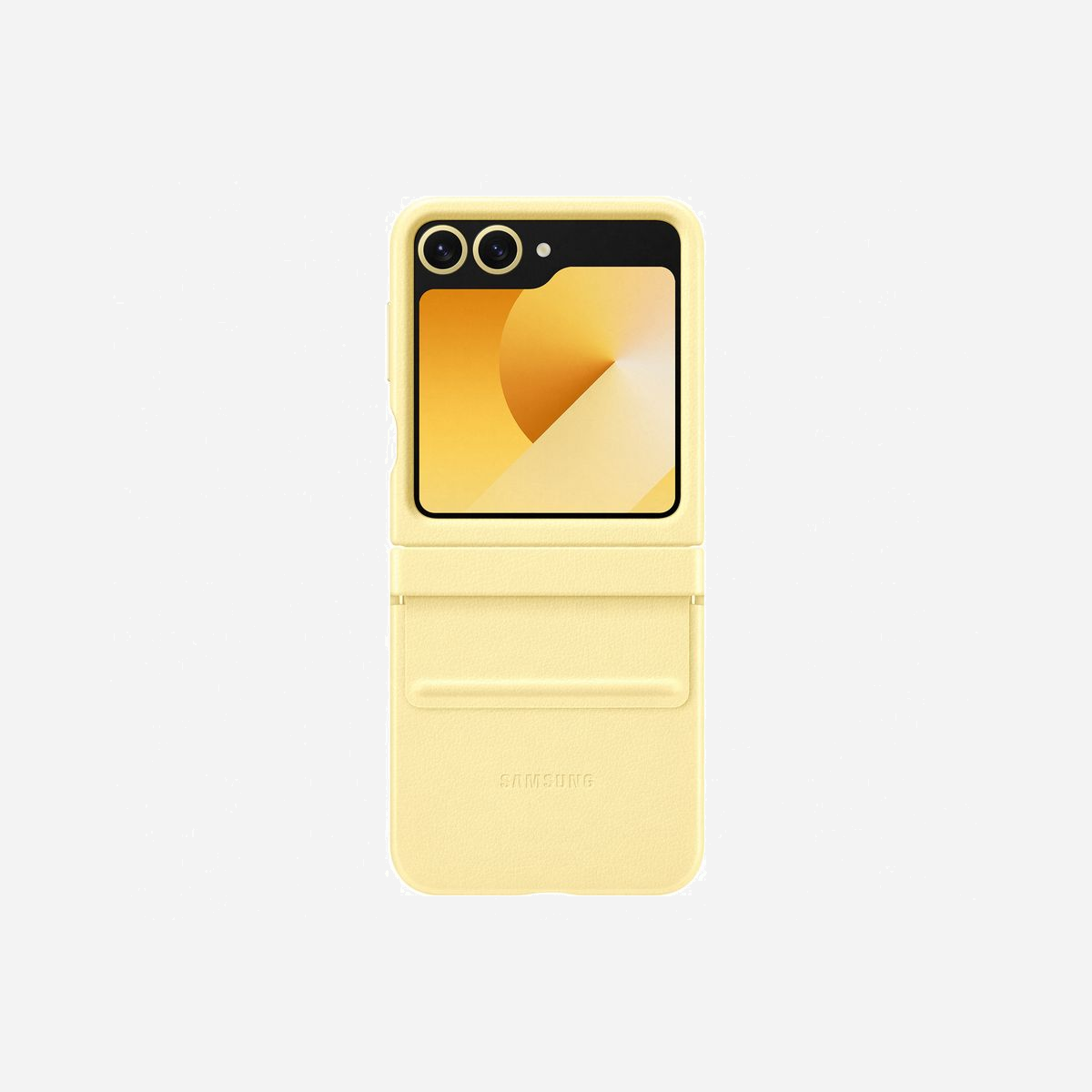 Samsung EF-VF741PYEGWW Housse de Protection Jaune pour Galaxy Z Flip6 6.7" (17cm) 74.5x169.7x12.8mm - Une douceur incomparable<br>Découvrez la coque premium pour Galaxy Z Flip6 : fine, élégante et protectrice. Mettez en valeur le design unique de votre smartphone pliable et profitez de sa texture agréable au toucher.<br><br>La quintessence de la protection<br>Un mariage parfait entre style et sécurité. Cette coque associe protection élégante et une sensation de toucher unique. Sa doublure intérieure offre une défense contre les chocs et les rayures.