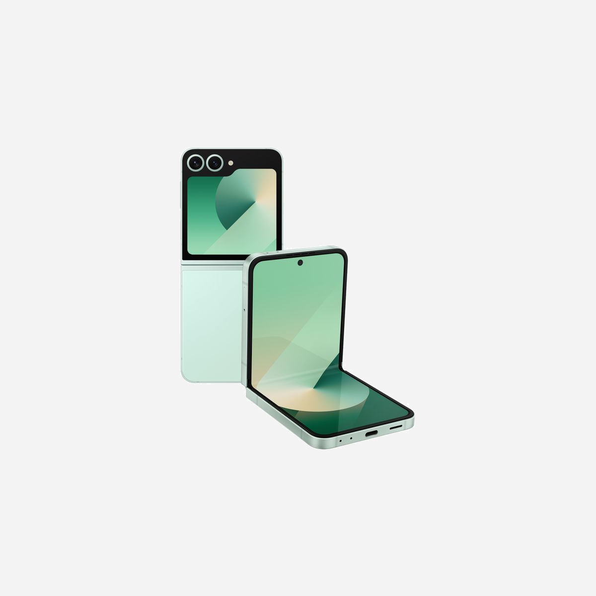 Samsung Galaxy Z Flip6 SM-F741BLGGEUB Menthe : Écran 6.7" Dynamic AMOLED 2X, Snapdragon 8 Gen 3, 12Go RAM, 256Go, Double SIM 5G, Android 14, Batterie 4000mAh, IP48 - Plus compact, toujours stylé<br>Notre smartphone le plus compact à ce jour avec sa conception pliable unique, qui vient facilement se glisser dans vos sacs et poches les plus contenus<br><br>Un véritable interprète dans votre poche<br>Un problème de langue? Dégainez votre Galaxy Z Flip6 et utilisez lInterprète pour communiquer dans la langue locale, même sans accès à Internet.<br><br>La réponse idéale,suggérée<br>Besoin de répondre rapidement à un message depuis l'écran externe? Aucun souci, l'Assistant Message propose des Réponses suggérées qui sont adaptées au contexte de votre conversation grâce à l'IA.<br><br>Entourer pour chercher<br>Entourez simplement un objet ou du texte pour obtenir le résultat sur Google.<br><br>FlexCam. Sous votre meilleur angle<br>Vous voulez prendre une photo de groupe devant un monument? Avec le Zoom automatique, l'IA analyse les différents sujets et ajuste automatiquement l'image pour capturer le cliché parfait du premier coup<br><br>50MP. Pour en mettre plein la vue<br>Des portraits de nuit éclatants<br>Immortalisez des clichés sensationnels de jour comme de nuit. Avec la puissance du moteur ProVisual associé au nouveau mode Nuit, les images photographiées révèlent chaque détail.<br><br>L'appareil photo le plus puissant sur un Galaxy Z Flip, maintenant avec IA<br>Un nouveau capteur 50MP associé au moteur ProVisual pour capturer des portraits uniques et des images éclatantes.<br><br>Toujours au frais, même à pleine puissance<br>Dites bonjour à la plus grosse batterie pour Z Flip jamais conçue. Couplée au Snapdragon® 8 Gen 3 pour Galaxy, vous avez là assez de puissance pour vous suivre dans toutes vos aventures, de jour comme de nuit.<br>Jouez longtemps sans soucis avec son système de refroidissement intégré, une première sur un Galaxy Z Flip.<br><br>Résistant. Fiable. Conçu pour durer<br>Découvrez la fine et innovante charnière FlexHinge. Un verre protégé Corning® Gorilla® Glass Victus® 2. Avec sa certification IP48, le Galaxy Z Flip6 n'aura pas peur de se mouiller.<br><br>Prenez soin de vous avec l'IA<br>Associez le Galaxy Z Flip6 à la toute nouvelle Galaxy Watch Ultra ou Galaxy Watch7 pour suivre votre Score d'énergie tout au long de la journée.