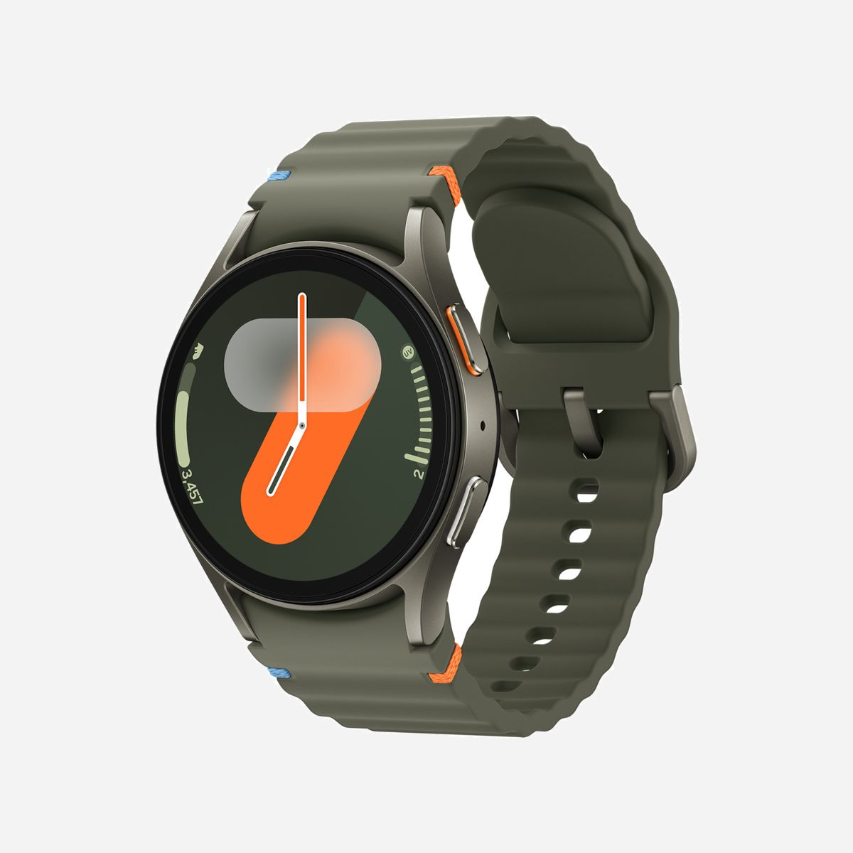 Samsung Galaxy Watch7 40mm Vert : AMOLED 1.3" 432x432, 2MB RAM, Wear OS, 4G LTE, GPS, WiFi, Bluetooth 5.3, Batterie 300mAh, IP68, MIL-STD-810H - Samsung Galaxy Watch7 . Taille de l'écran: 3,3 cm (1.3"), Technologie d'affichage: AMOLED, Résolution de l'écran: 432 x 432 pixels, Écran tactile. Capacité de la RAM: 2 Mo. Wifi. GPS (satellite). Capacité de la batterie: 300 mAh. Poids: 28,8 g. Couleur du bracelet: Vert, Taille du bracelet: S/M. Système d'exploitation installé: Wear OS