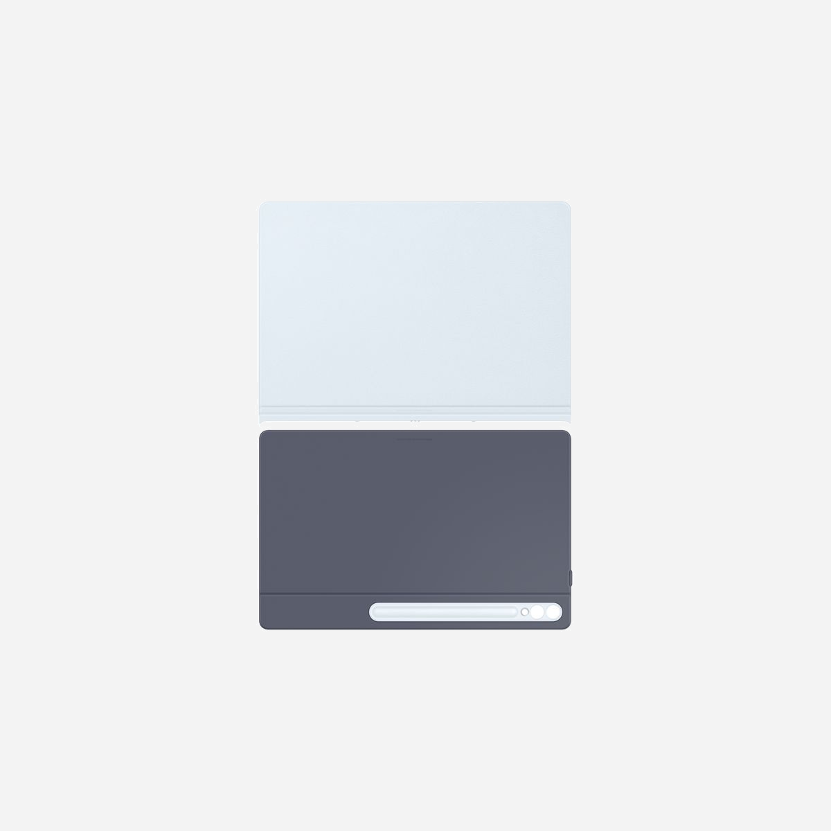 Samsung Book Cover Hybride EF-BX910PLEGWW Bleu pour Galaxy Tab S10 Ultra/S9 Ultra 14.6" (37.1cm), Folio, Position Stand, Auto Wake/Sleep, 548g - Ultra polyvalent pour un confort optimal<br>Mode portrait ou paysage, plus besoin de choisir avec le Book Cover Hybride! Grâce à son dos pliable, profitez d'un support stable vous permettant aussi bien d'afficher vos stories préférées en vertical, que de profiter des plus grands chef dœuvre de cinéma en horizontal sur votre Galaxy Tab S10 Ultra ou S9 Ultra.<br><br>Votre Galaxy Tab s'adapte à votre usage : changez d'accessoire en un clin d'œil<br>Grâce au système d'attache magnétique, changer d'accessoire n'a jamais été aussi simple. Personnalisez votre tablette à volonté selon vos usages avec notre large gamme d'accessoires qui s'adapte à chacune de vos envies.<br><br>Une protection qui veille sur et pour vous<br>Ne perdez plus un seul instant pour vous remettre à vos activités. Le Book cover hybride met votre Galaxy Tab S10 Ultra ou S9 Ultra automatiquement en mode veille lorsque vous le fermez pour économiser votre batterie, et désactive le mode veille à l'ouverture. Votre tablette est toujours prête lorsque vous en avez besoin.