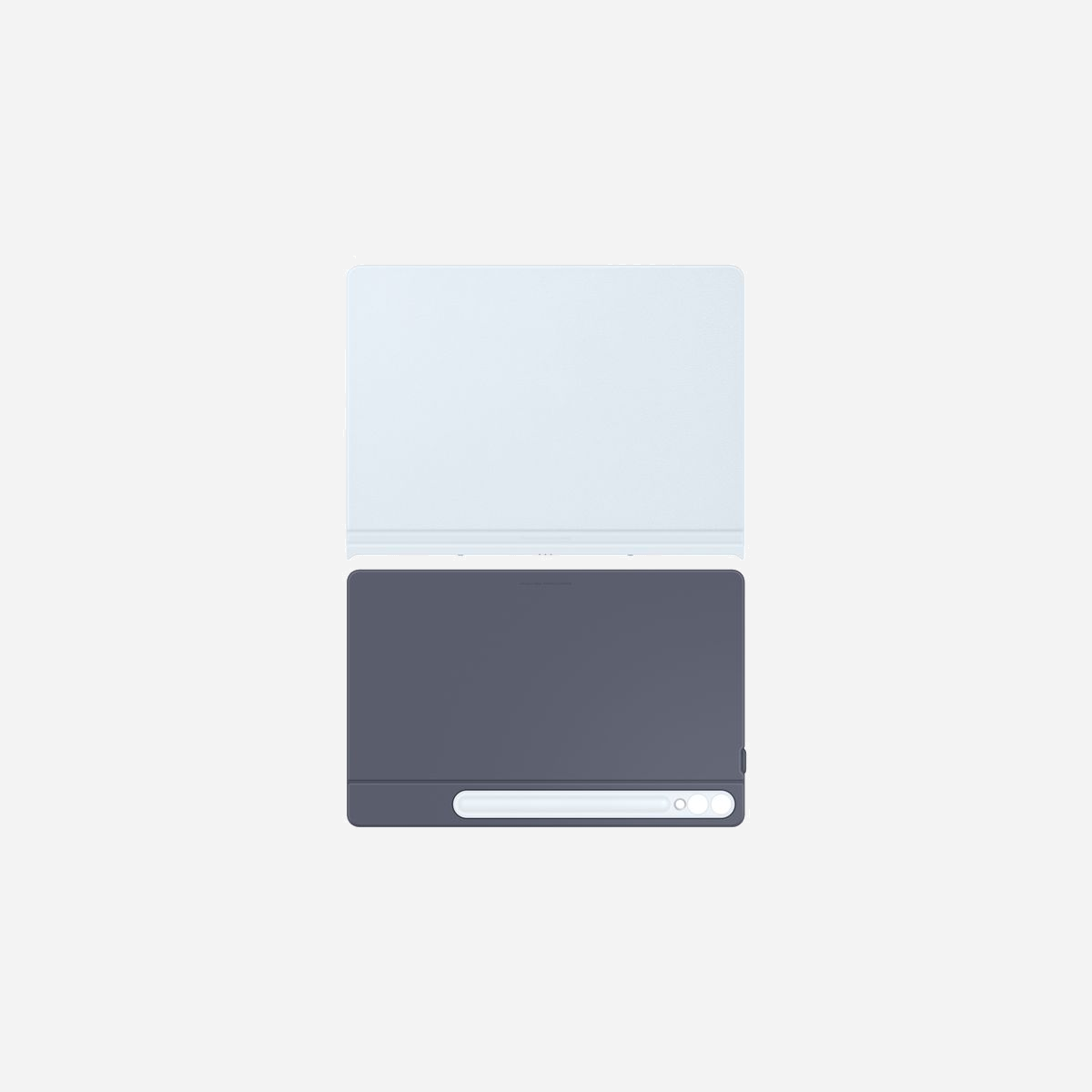 Samsung Book Cover Hybride EF-BX810PLEGWW Bleu pour Galaxy Tab S10+/S9+/S9 FE+ 12.4", Folio avec support, Auto Wake/Sleep, 211.5x287x7.1mm, 432g - Ultra polyvalent pour un confort optimal<br>Mode portrait ou paysage, plus besoin de choisir avec le Book Cover Hybride! Grâce à son dos pliable, profitez d'un support stable vous permettant aussi bien d'afficher vos stories préférées en vertical, que de profiter des plus grands chef dœuvre de cinéma en horizontal sur votre Galaxy Tab S10+ ou S9+.<br><br>Votre Galaxy Tab s'adapte à votre usage : changez d'accessoire en un clin d'œil<br>Grâce au système d'attache magnétique, changer d'accessoire n'a jamais été aussi simple. Personnalisez votre tablette à volonté selon vos usages avec notre large gamme d'accessoires qui s'adapte à chacune de vos envies.<br><br>Une protection qui veille sur et pour vous<br>Ne perdez plus un seul instant pour vous remettre à vos activités. Le Book cover hybride met votre Galaxy Tab S10+ ou S9+ automatiquement en mode veille lorsque vous le fermez pour économiser votre batterie, et désactive le mode veille à l'ouverture. Votre tablette est toujours prête lorsque vous en avez besoin.