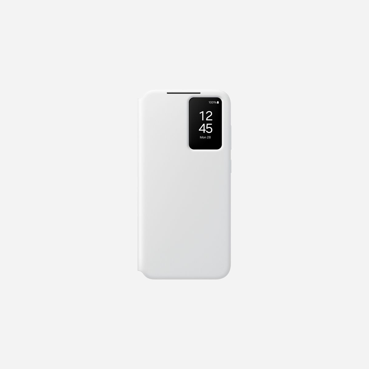 Samsung EF-ZS721CWEGWW Coque Smart View avec Porte-Carte pour Galaxy S24 FE Blanc, Fenêtre Interactive, 6.7", 1 Compartiment Carte, 83x14.4x166mm, 66g - En un clin d'œil<br>Accédez aux informations clés de votre smartphone, même lorsque l'étui est fermé. Ainsi, restez concentré sur l'essentiel.