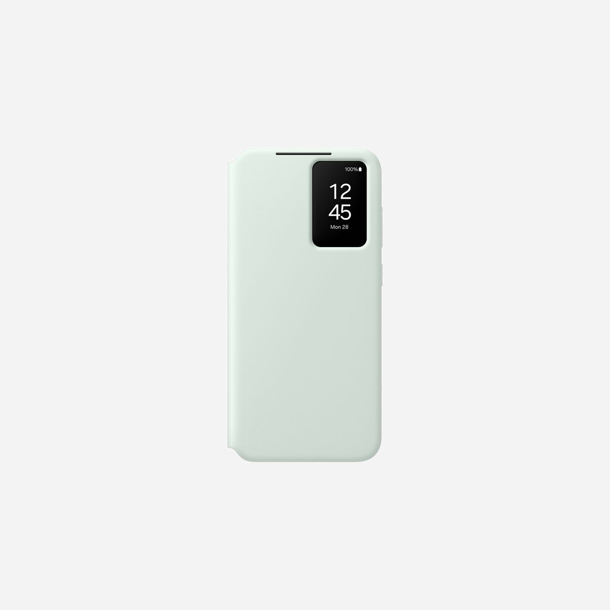 Samsung EF-ZS721CMEGWW Étui Smart View avec Porte-Carte Vert Menthe pour Galaxy S24 FE (6.7") - Fenêtre Interactive, 1 Compartiment Carte - En un clin d'œil<br>Accédez aux informations clés de votre smartphone, même lorsque l'étui est fermé. Ainsi, restez concentré sur l'essentiel.