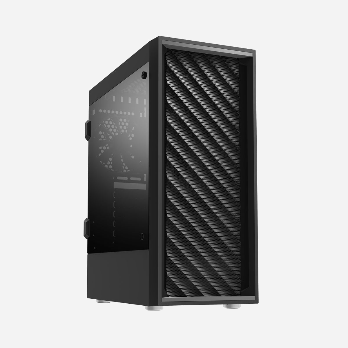 Zalman T7 Boîtier PC Midi Tower Noir, Acier/Plastique, ATX/micro ATX/Mini-ITX, 2x3.5", 6x2.5", Vent. 1x120mm avant/1x120mm arrière - Zalman T7. Format: Midi Tower, Type: PC, Couleur du produit: Noir. Emplacement d'alimentation: Bas. Ventilateurs installés avant: 1x 120 mm, Prise en charge des diamètres des ventilateurs avants: 120 mm, Ventilateurs arrières installés: 1x 120 mm. Tailles de disques durs supportées: 2.5,3.5". Largeur: 202 mm, Profondeur: 384 mm, Hauteur: 438 mm