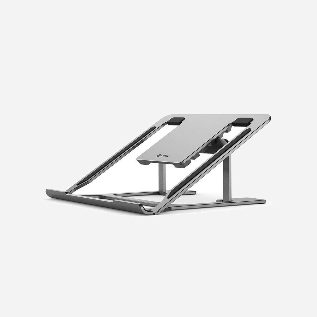 ALOGIC Support Laptop Aluminium Gris AAL6APNS-SGR - Réglable 6 positions, surface antidérapante, poids 440g, pour 1 périphérique - ALOGIC AAL6APNS-SGR. Type de produit: Supports de Laptop, Couleur du produit: Gris, Matériel: Aluminium. Poids: 440 g