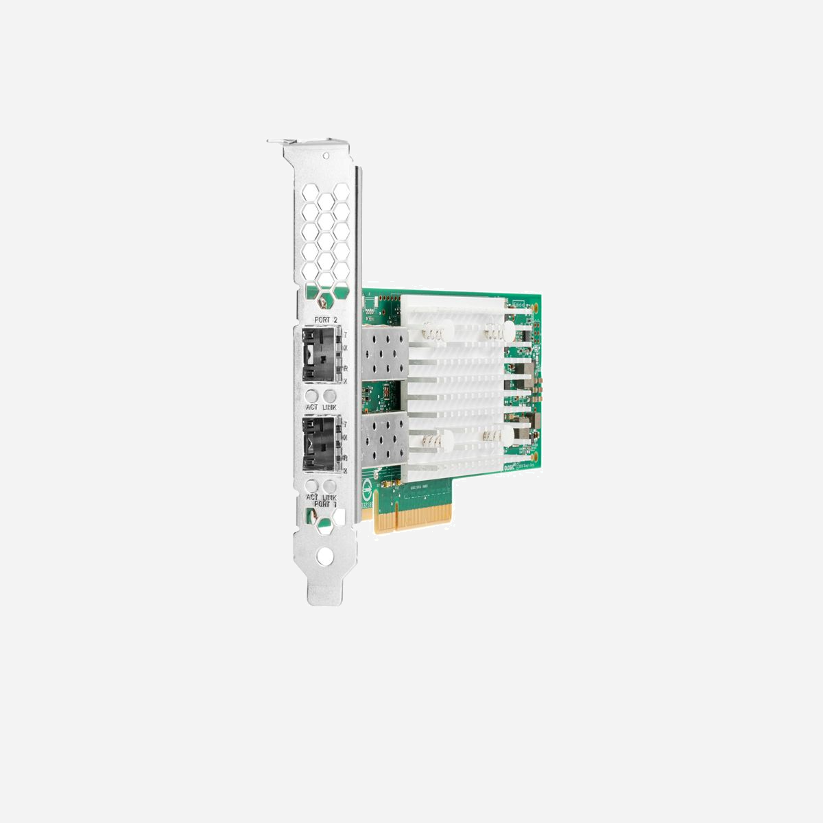 HPE Adaptateur Ethernet Intel E810-XXVDA2 10/25Gb 2-port SFP28 PCIe Interne, 2 ports Fibre Channel, Débit jusqu'à 25000 Mbit/s - Demandez-vous en permanence à votre datacenter d’offrir plus de sécurité et de fiabilité, au sein d’une solution abordable et évolutive pour votre bande passante de réseau ? Les adaptateurs Ethernet HPE Gen10 Plus constituent des solutions Ethernet 1Gb, 10Gb, 10/25Gb et 100Gb et 200Gb évolutives et compatibles avec les serveurs HPE Gen10 Plus pour les services cloud hybride, les données mobiles et les applications de lecture vidéo en continu. Votre serveur est le socle de votre datacenter, mais n’opère pas seul. Lorsqu'un maillon de la chaîne ralentit, toute la chaîne est affectée. Assurez la circulation des données et sur votre réseau avec un écosystème fluide de serveurs HPE, d’adaptateurs réseau, d’émetteurs-récepteurs, de câbles et de commutateurs.<br><br><b>Caractéristiques</b><br><br><b>Meilleures performances</b><br>- Les adaptateurs HPE Ethernet Gen10 Plus sont conçus pour plusieurs bandes passantes et diverses applications sensibles à la latence.<br>- Réduit l'utilisation du processeur en prenant en charge plusieurs délestages I/O, tels que RDMA et la tunnellisation.<br><br><b>Fiabilité et sécurité</b><br>- Les adaptateurs HPE Ethernet Gen10 Plus authentifient les mises à jour des cartes réseau attestant que le microprogramme signé est correct et fiable pour réduire l'installation de microprogrammes illicites.<br>- Protègent les applications, les données et l'infrastructure serveur grâce à l'authentification d'un microprogramme à signature numérique via une architecture de Racine de confiance.