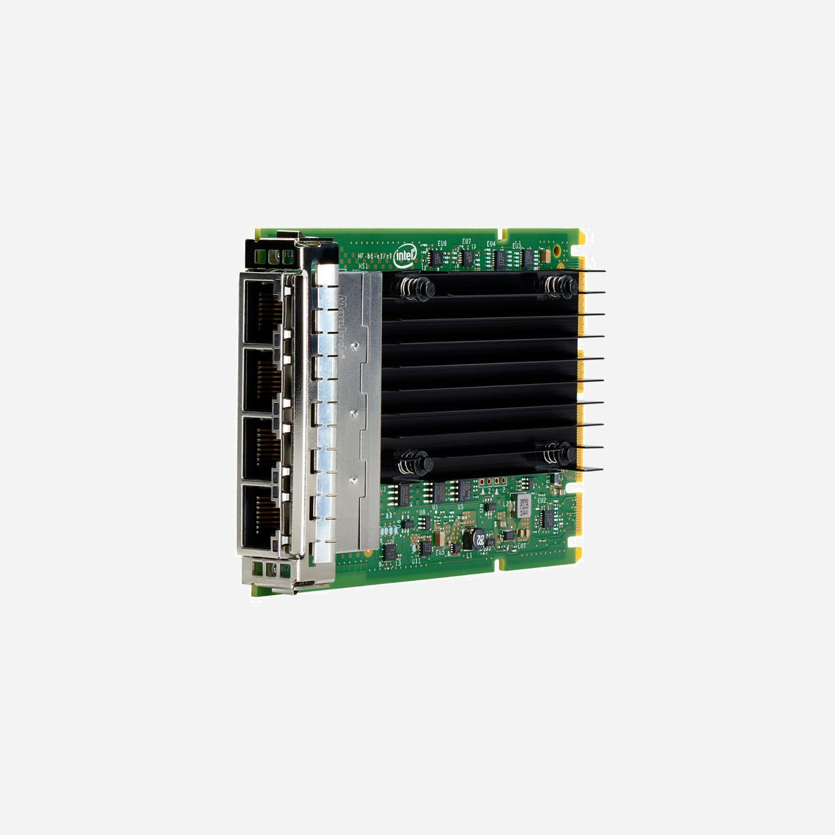 HPE Adaptateur Ethernet Broadcom BCM5719 1Gb 4-Port BASE-T OCP3, PCIe 2.0, 1000 Mbit/s, Interne, pour Serveur (P51181-B21) - Demandez-vous en permanence à votre datacenter d’offrir plus de sécurité et de fiabilité, au sein d’une solution abordable et évolutive pour votre bande passante de réseau ? Les adaptateurs Ethernet HPE Gen10 Plus constituent des solutions Ethernet 1Gb, 10Gb, 10/25Gb et 100Gb et 200Gb évolutives et compatibles avec les serveurs HPE Gen10 Plus pour les services cloud hybride, les données mobiles et les applications de lecture vidéo en continu. Votre serveur est le socle de votre datacenter, mais n’opère pas seul. Lorsqu'un maillon de la chaîne ralentit, toute la chaîne est affectée. Assurez la circulation des données et sur votre réseau avec un écosystème fluide de serveurs HPE, d’adaptateurs réseau, d’émetteurs-récepteurs, de câbles et de commutateurs.<br><br><b>Caractéristiques</b><br><br><b>Meilleures performances</b><br>- Les adaptateurs HPE Ethernet Gen10 Plus sont conçus pour plusieurs bandes passantes et diverses applications sensibles à la latence.<br>- Réduit l'utilisation du processeur en prenant en charge plusieurs délestages I/O, tels que RDMA et la tunnellisation.<br><br><b>Fiabilité et sécurité</b><br>- Les adaptateurs HPE Ethernet Gen10 Plus authentifient les mises à jour des cartes réseau attestant que le microprogramme signé est correct et fiable pour réduire l'installation de microprogrammes illicites.<br>- Protègent les applications, les données et l'infrastructure serveur grâce à l'authentification d'un microprogramme à signature numérique via une architecture de Racine de confiance.