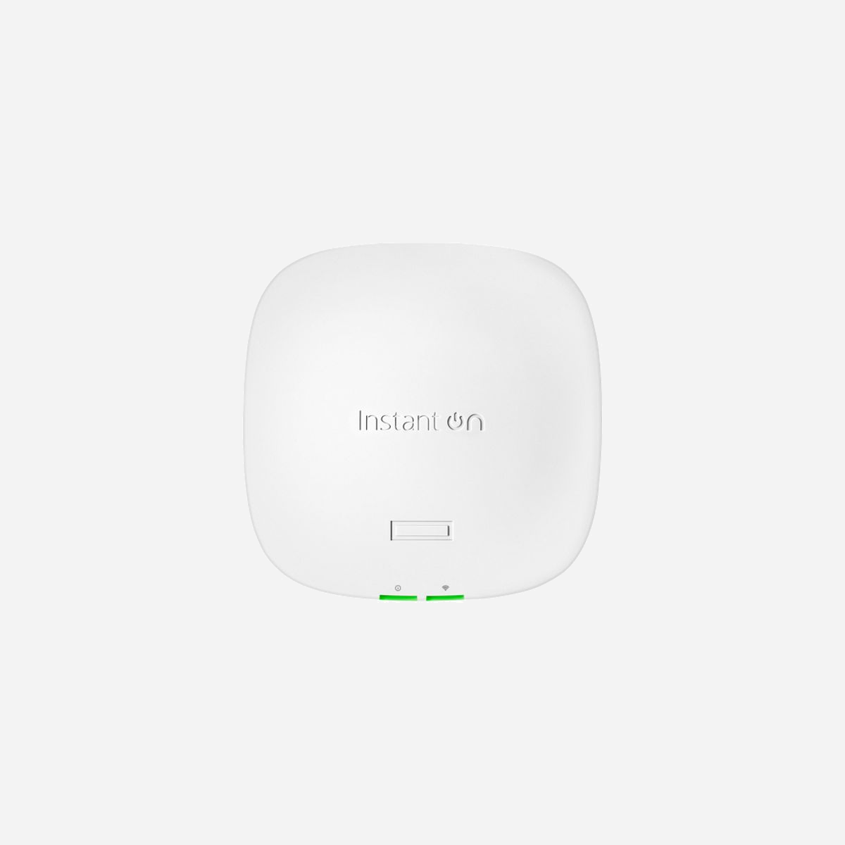 HPE Instant On AP21 Point d'accès WiFi 5 (802.11ax) 1200 Mbit/s Dual-Band 2.4/5 GHz, 1xGbE PoE, WPA3, 2x antennes internes 4.8dBi, 50 utilisateurs - HPE Instant On AP21. 2,4 GHz, 5 GHz, Débit de transfert des données maximum: 1200 Mbit/s. Algorithme de sécurité soutenu: OWE, WPA2, WPA3. LAN Ethernet : taux de transfert des données: 1000 Mbit/s. Connexion Ethernet, supportant l'alimentation via ce port (PoE). Couleur du produit: Blanc