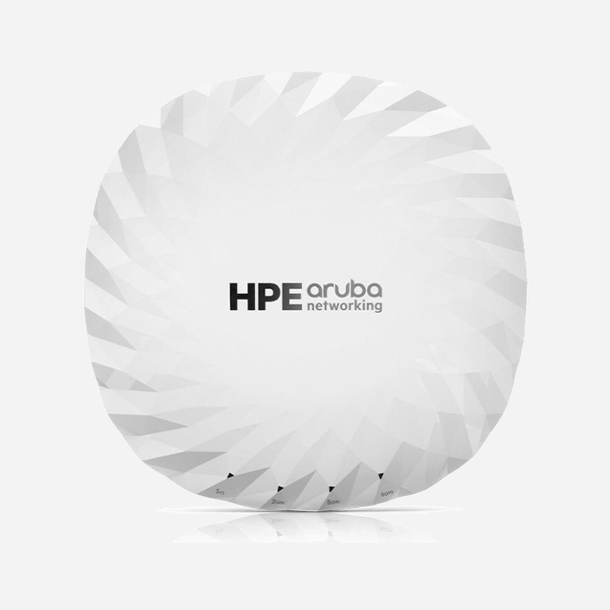 HPE AP-735 Point d'accès WiFi 6E (2.4/5/6 GHz) 9388 Mbit/s, 2xGbE, PoE, Bluetooth 5.4, MU-MIMO, TPM, Ports USB 2.0, Blanc, IEEE 802.11ax/be - HPE AP-735. 2,4 GHz, 5 GHz, 6 GHz, LAN Ethernet : taux de transfert des données: 10,100,1000,2500,5000 Mbit/s. Connexion Ethernet, supportant l'alimentation via ce port (PoE). Couleur du produit: Blanc. Consommation (max): 36 W