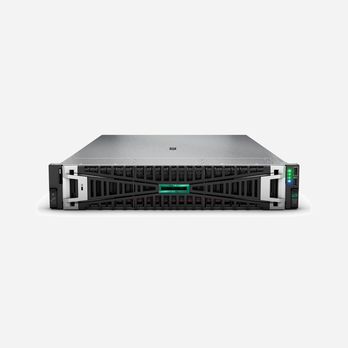 HPE ProLiant DL380 Gen11 Serveur Rack (2U) Intel Xeon Silver 4510 2.4GHz 64GB DDR5 0GB SATA/SAS Alimentation 1000W - HPE ProLiant DL380 Gen11. Famille de processeur: Intel® Xeon® Silver, Fréquence du processeur: 2,4 GHz, Modèle de processeur: 4510. Mémoire interne: 64 Go, Type de mémoire interne: DDR5-SDRAM. Capacité totale de stockage: 0 Go, Interface du disque dur: SATA, Série Attachée SCSI (SAS). Ethernet/LAN. Alimentation d'énergie: 1000 W, Alimentation redondante (RPS). Type de châssis: Rack (2 U)