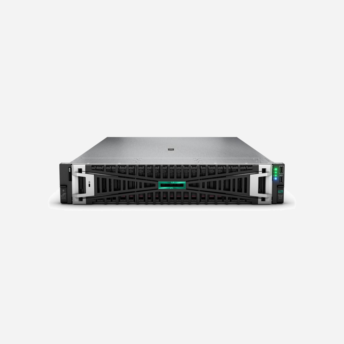 HPE ProLiant DL380 Gen11 Serveur Rack (2U) Intel Xeon Silver 4514Y 2 GHz 64Go DDR5-5600 SAS 4.8To Alimentation 2000W - HPE ProLiant DL380 Gen11. Famille de processeur: Intel® Xeon® Silver, Fréquence du processeur: 2 GHz, Modèle de processeur: 4514Y. Mémoire interne: 64 Go, Type de mémoire interne: DDR5-SDRAM, Configuration de la mémoire (fente x taille): 2 x 32 Go. Capacité totale de stockage: 4,8 To, Interface du disque dur: Série Attachée SCSI (SAS). Ethernet/LAN. Alimentation d'énergie: 2000 W, Alimentation redondante (RPS). Type de châssis: Rack (2 U)