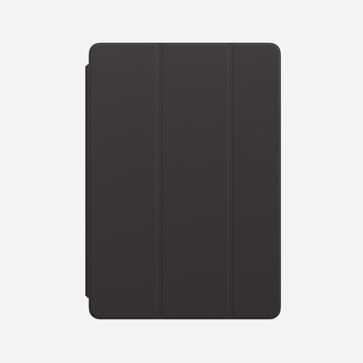 Apple Smart Cover MX4U2ZM/A Noir pour iPad Pro 10.5", iPad Air (3e génération), iPad (7e, 8e, 9e génération), Étui Folio Polyuréthane 26,7 cm (10.5") - Constituée d’une seule pièce de polyuréthane résistant, la Smart Cover pour iPad protège l’avant de votre appareil. Elle réveille votre iPad dès que vous la soulevez, et le remet en veille lorsque vous la rabattez. Vous pouvez facilement plier la Smart Cover de plusieurs façons, afin d’en faire un support idéal pour lire, mais aussi écrire, regarder un film ou passer des appels FaceTime. Et comme elle se fixe et se retire en un clin d’œil, vous pouvez l’utiliser quand bon vous semble.