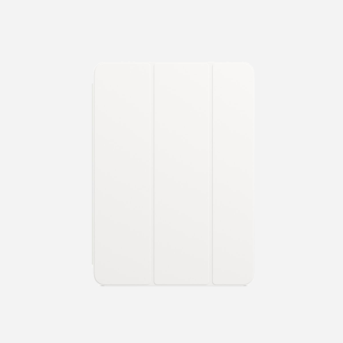Apple Smart Folio MH0A3ZM/A Blanc pour iPad Air 10.9" (5ème et 4ème génération) - Étui Folio Polyuréthane, Fonction Réveil/Veille & Support - Constitué d’une seule pièce de polyuréthane, le Smart Folio pour iPad Air protège à la fois l’avant et l’arrière de votre appareil. Il réveille votre iPad dès que vous le soulevez, et le remet en veille lorsque vous le rabattez. Vous pouvez facilement plier le Smart Folio de plusieurs façons, afin d’en faire un support idéal pour lire, mais aussi écrire, regarder un film ou passer des appels FaceTime.