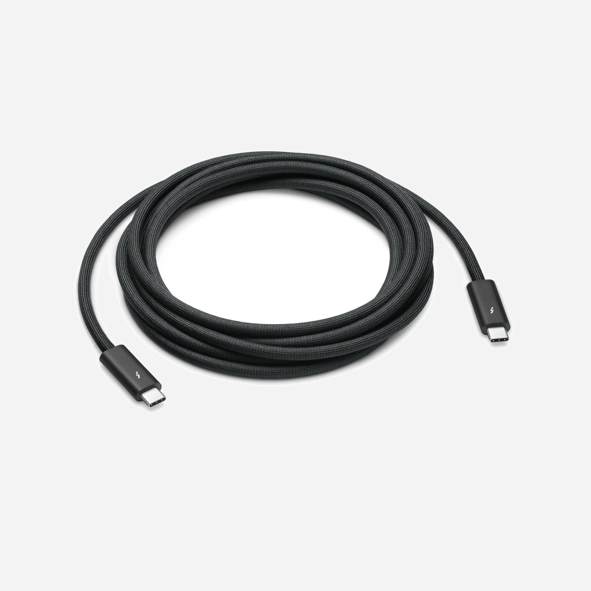 Apple Câble Thunderbolt 3 MW5H3ZM/A, 3m, 40Gbit/s, USB Power Delivery 100W, Noir, Connecteurs Mâle-Mâle, Câble Rond, Unité - Apple MW5H3ZM/A. Connecteur 1: Mâle, Connecteur 2: Mâle, Longueur de câble: 3 m. Quantité: 1 pièce(s)