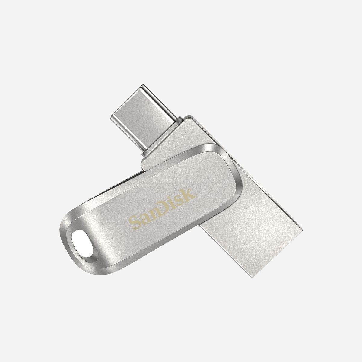 SanDisk Ultra Dual Drive Luxe 128Go USB Type-A/Type-C 3.2 Gen 1, Acier Inox, Lect. 150Mo/s, Compatible Windows/macOS, Format Pivotant - <b>Vivez à fond, sans saturation</b><br><br>À la recherche d'un stockage compatible avec vos dispositifs USB Type-C™ et Type-A ? La clé double connectique entièrement en métal SanDisk Ultra® Dual Drive Luxe vous permet de déplacer facilement des fichiers entre vos Mac/tablettes/smartphones USB Type-C et vos ordinateurs USB Type-A.2 Vous pouvez maintenant prendre encore plus de photos et y accéder depuis tous vos appareils.<br><br><b>La clé 2-en-1 entièrement en métal pour vos appareils USB Type-A et Type-C™</b><br>Vous avez pris des photos avec votre smartphone USB type-C et vous en avez besoin sur votre PC ? Nous avons la solution. La clé double connectique haut de gamme SanDisk Ultra® Dual Drive Luxe vous permet de déplacer facilement des fichiers entre vos Mac/tablettes/smartphones USB Type-C et vos ordinateurs USB Type-A.2<br><br><b>Libérez de l'espace pour prendre plus de photos</b><br>Vous manquez d'espace sur votre smartphone USB Type-C ? Il suffit de brancher la clé double connectique USB SanDisk Ultra® Dual Drive Luxe pour déplacer facilement les fichiers depuis votre appareil, ce qui libère un espace précieux sur celui-ci.2 Grâce à tout cet espace récupéré, vous pouvez prendre davantage de photos lors de vos voyages et emporter plus de films, de musiques, de jeux et autres contenus de votre choix.<br><br><b>Sauvegarder automatiquement en un geste</b><br>Sauvegardez automatiquement vos derniers documents, contacts, photos, vidéos et musiques à l'aide de l'application SanDisk Memory Zone.3 Ainsi, vous aurez l'assurance qu'en cas de perte de votre smartphone, vous conserverez vos souvenirs les plus précieux.<br><br><b>Déplacez rapidement des fichiers sur votre ordinateur</b><br>Terminé l'envoi de photos par e-mail d'un appareil à l'autre. Une fois que vos fichiers se trouvent sur votre clé double connectique SanDisk Ultra® Dual Drive Luxe, les 150 Mo/s affichés en vitesse de lecture par ce dispositif USB 3.1 Gen 1 vous permettent de déplacer rapidement vos fichiers sur votre ordinateur.1<br><br><b>Système pivotant pour protéger les connecteurs</b><br>Mettez-le dans votre sac ou dans votre poche. La clé double connectique SanDisk Ultra® Dual Drive Luxe possède une coque en métal esthétique et pivotante, conçue pour protéger ses connecteurs lorsque vous êtes en déplacement.<br><br><b>Facile à prendre et à emporter grâce à l'attache pour porte-clés </b><br>Attachez votre clé à votre trousseau de clés pour la protéger et pour plus de praticité. Vous l'avez désormais à portée de main si vous avez besoin de libérer de l'espace lors d'un voyage.