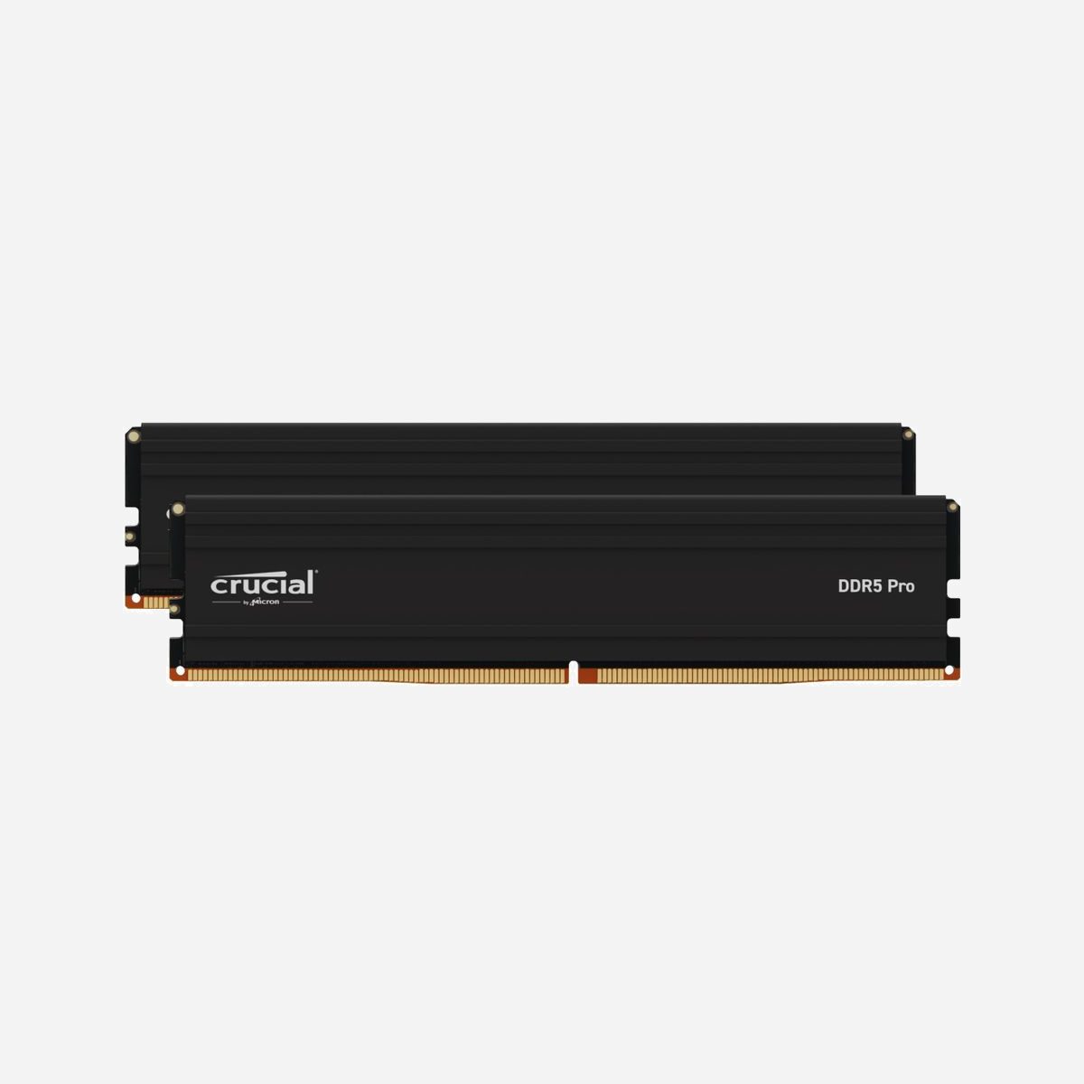 Crucial Pro Mémoire DDR5 48Go (2x24Go) 6000MHz 288-pin DIMM CL48 1.1V Unbuffered pour PC - CP2K24G60C48U5 avec Radiateur - Crucial Pro. composant pour: PC, Mémoire interne: 48 Go, Disposition de la mémoire (modules x dimensions): 2 x 24 Go, Type de mémoire interne: DDR5, Fréquence de la mémoire: 6000 MHz, Support de mémoire: 288-pin DIMM, Latence CAS: 48