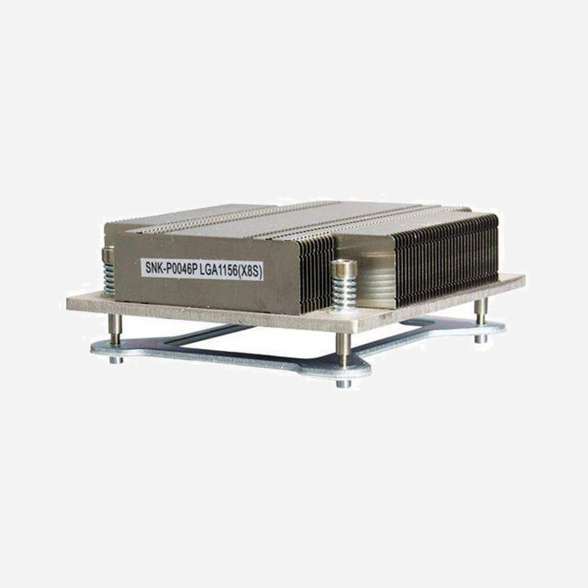 Supermicro SNK-P0046P Dissipateur Thermique CPU Aluminium Gris pour Socket LGA 1150/1155/1156 (Xeon 3400, Core i3/i5/i7) - 95x95x27mm - Supermicro SNK-P0046P. Type: Dissipateur thermique/Radiateur. Couleur du produit: Gris
