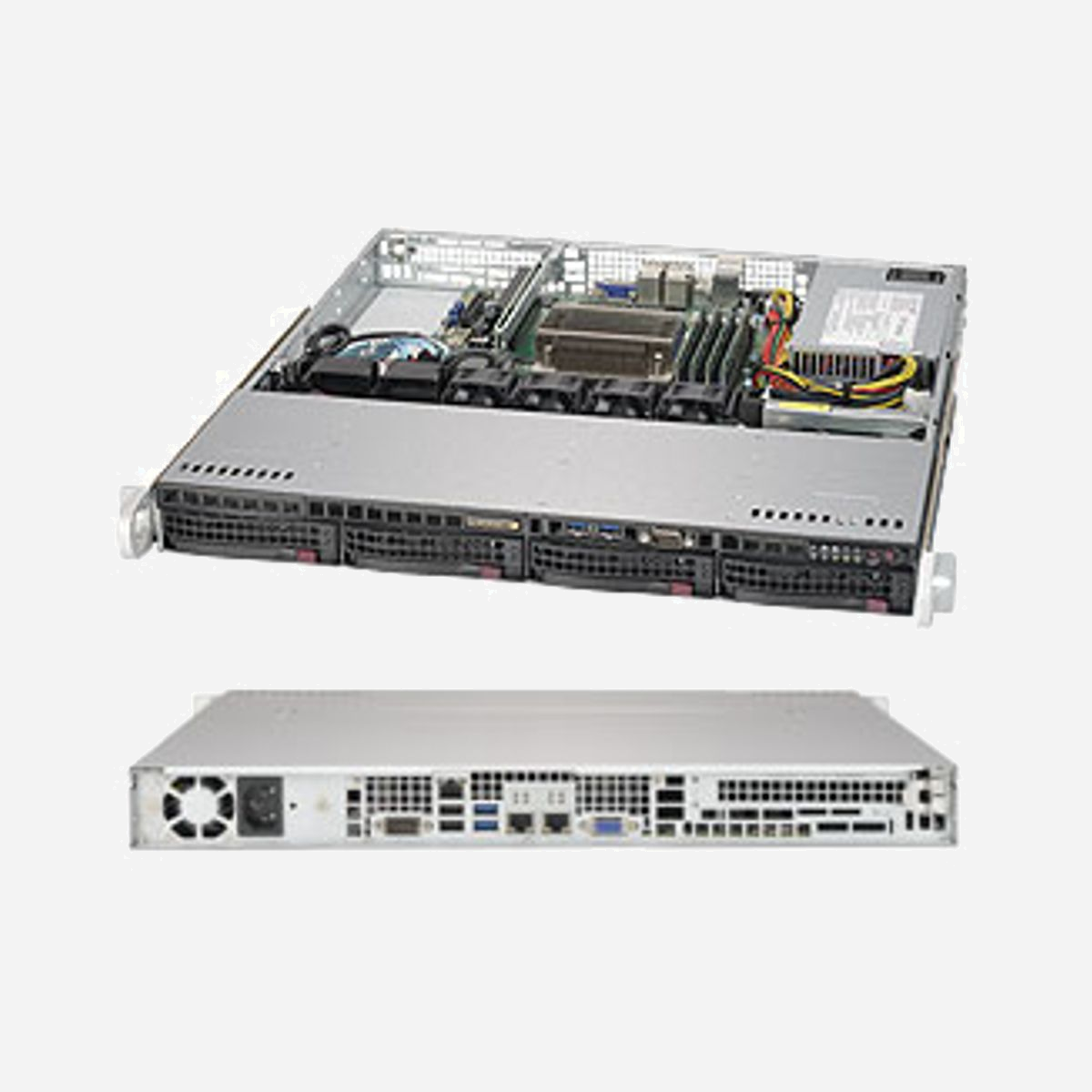 Supermicro SuperChassis 813MFTQC-350CB2 1U Rackable Noir, Alimentation 350W, 4 Baies 3.5", Simple Alimentation, Dimensions 437x503x43mm, Certification BSMI, CCC, CE/EMC, FCC B - Supermicro SuperChassis 813MFTQC-350CB2. Format: Support, Type: Serveur, Couleur du produit: Noir. Alimentation d'énergie: 350 W. Tailles de disques durs supportées: 3.5". Largeur: 437 mm, Profondeur: 503 mm, Hauteur: 43 mm. Largeur du colis: 594 mm, Profondeur du colis: 754 mm, Hauteur du colis: 216 mm