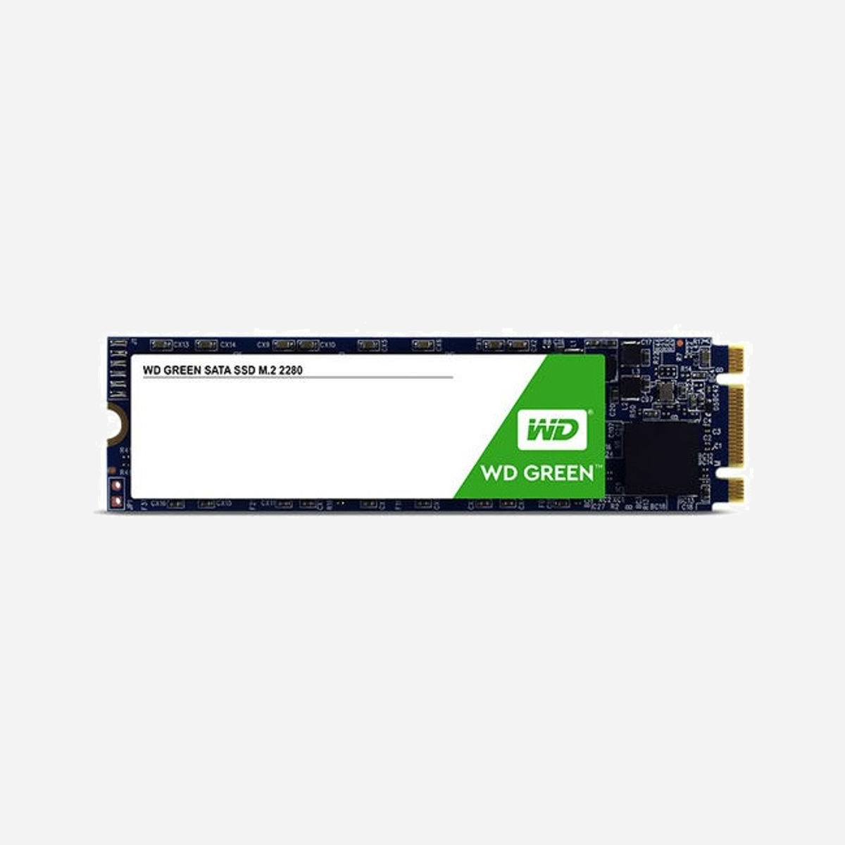 Western Digital Green SSD 240 Go M.2 SATA III 6 Gbit/s, Lecture 545 Mo/s, 22x80mm, Consommation 2.8W Lecture/Ecriture, Pour Ordinateur Portable - Western Digital Green. Capacité du Solid State Drive (SSD): 240 Go, Facteur de forme SSD: M.2, Vitesse de lecture: 545 Mo/s, Taux de transfert des données: 6 Gbit/s, composant pour: Ordinateur portable