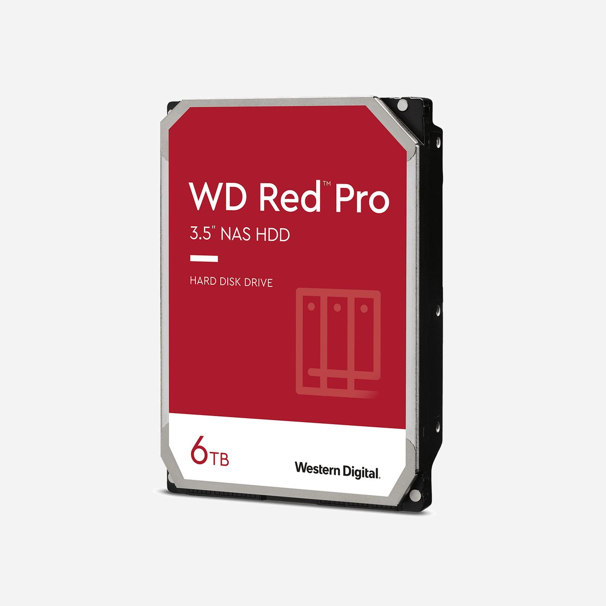 Western Digital Red Pro WD6005FFBX - HDD 6To 7200 RPM 256Mo Cache SATA 3.5" pour NAS - MTBF 2.5M heures - Western Digital Red Pro. Capacité disque dur: 6 To, Vitesse de rotation du disque dur: 7200 tr/min, Taille du tampon du lecteur de stockage: 256 Mo, Taille du disque dur: 3.5", Interface: SATA