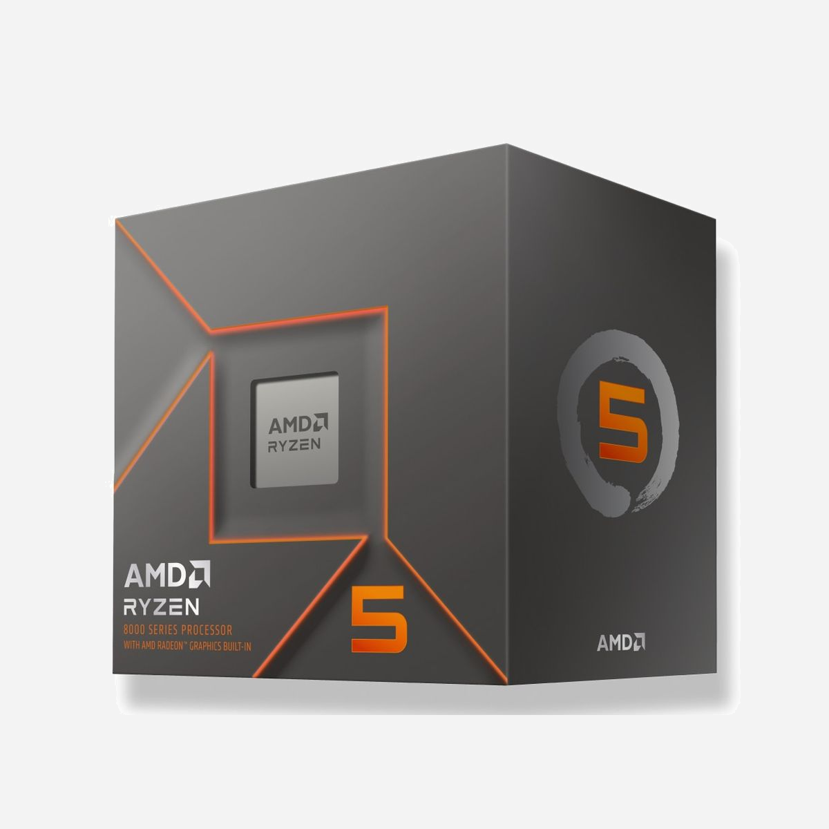 AMD Ryzen 5 8500G - 6 Cores / 12 Threads - 3.5 GHz (5 GHz Turbo) - 16MB L3 Cache - Radeon 740M - Socket AM5 - DDR5 - TDP 65W - AMD Ryzen 5 8500G. Famille de processeur: AMD Ryzen™ 5, Socket de processeur (réceptable de processeur): Emplacement AM5, Lithographie du processeur: 4 nm. Canaux de mémoire: Double canal, Types de mémoires pris en charge par le processeur: DDR5-SDRAM, Vitesses d'horloge de mémoire prises en charge par le processeur: 3600,5200 MHz. Modèle d'adaptateur graphique inclus: AMD Radeon 740M, Fréquence de base de carte graphique intégrée: 2800 MHz. Segment de marché: Bureau, Systèmes d'exploitation compatibles: Windows 11/10 x64, RHEL x86 64-bit, Ubuntu x86 64-bit