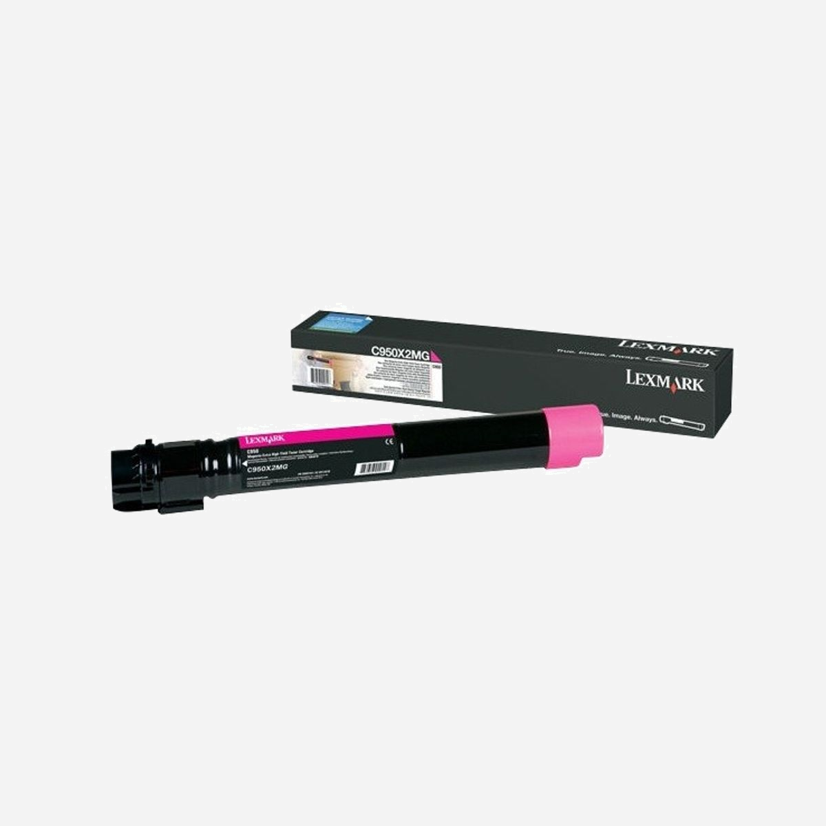 Lexmark C950X2MG Cartouche de Toner Magenta Original - Rendement 24000 pages - Pour C950de - Technologie Laser - Dimensions 73.5x456x70.5mm - Gagnez du temps, économisez des coûts et préservez l'environnement avec les consommables Lexmark d'origine<br><br><b>Très haute capacité</b><br>Impression en toute confiance. Des rendements élevés signifient qu'en travaillant avec efficacité, vous préservez à la fois votre budget et l'environnement.<br><br><b>Technologie</b><br>Résultats exceptionnels page après page, année après année. Les produits de conception Lexmark sont le résultat de l'association parfaite de l'imprimante et de la cartouche pour le maximum de valeur, de qualité et de responsabilité environnementale.<br><br><b>Programme de collecte et de recyclage des cartouches Lexmark</b><br>Il n'a jamais été aussi facile d'avoir un comportement écologique. Laissez-nous prendre soin du recyclage de tous vos consommables Lexmark usagés. C'est facile, pratique et toujours gratuit.<br><br><b>Retour pour recyclage</b><br>Lexmark offre à ses clients un grand choix de cartouches laser et d'options de recyclage, avec notamment le retour des cartouches à Lexmark. Pour des résultats supérieurs, utilisez toujours des consommables Lexmark d'origine.
