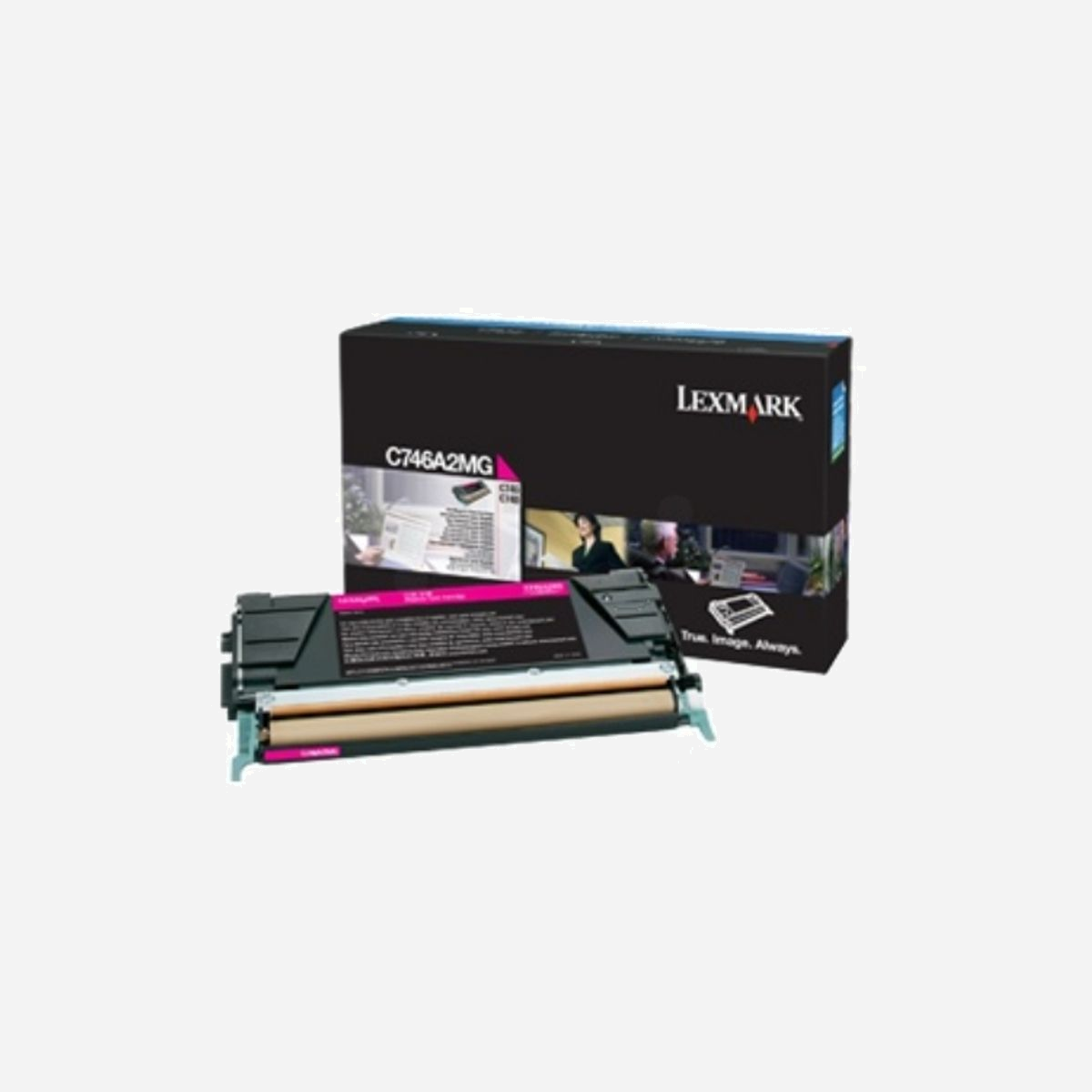 Lexmark C746A3MG Cartouche Toner Original Magenta, Rendement 7000 pages, Impression Laser, Compatible C 746 DN/DTN/N/748 DE/DTE/E, 1 pièce - Lexmark C746A3MG. Rendement par page de toner de couleur: 7000 pages, Couleurs d'impression: Magenta, Quantité: 1 pièce(s)