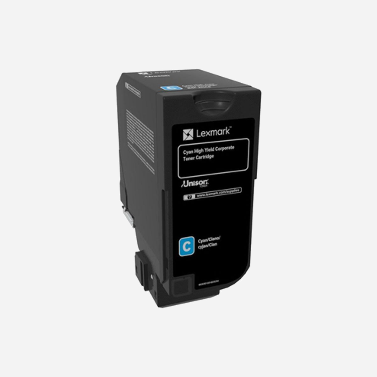 Cartouche Toner Lexmark 84C2HCE Cyan Original – 16000 pages – CX725 – Haute Capacité (XL) – Technologie Laser - Lexmark 84C2HCE. Couleurs d'impression: Cyan, Quantité: 1 pièce(s)