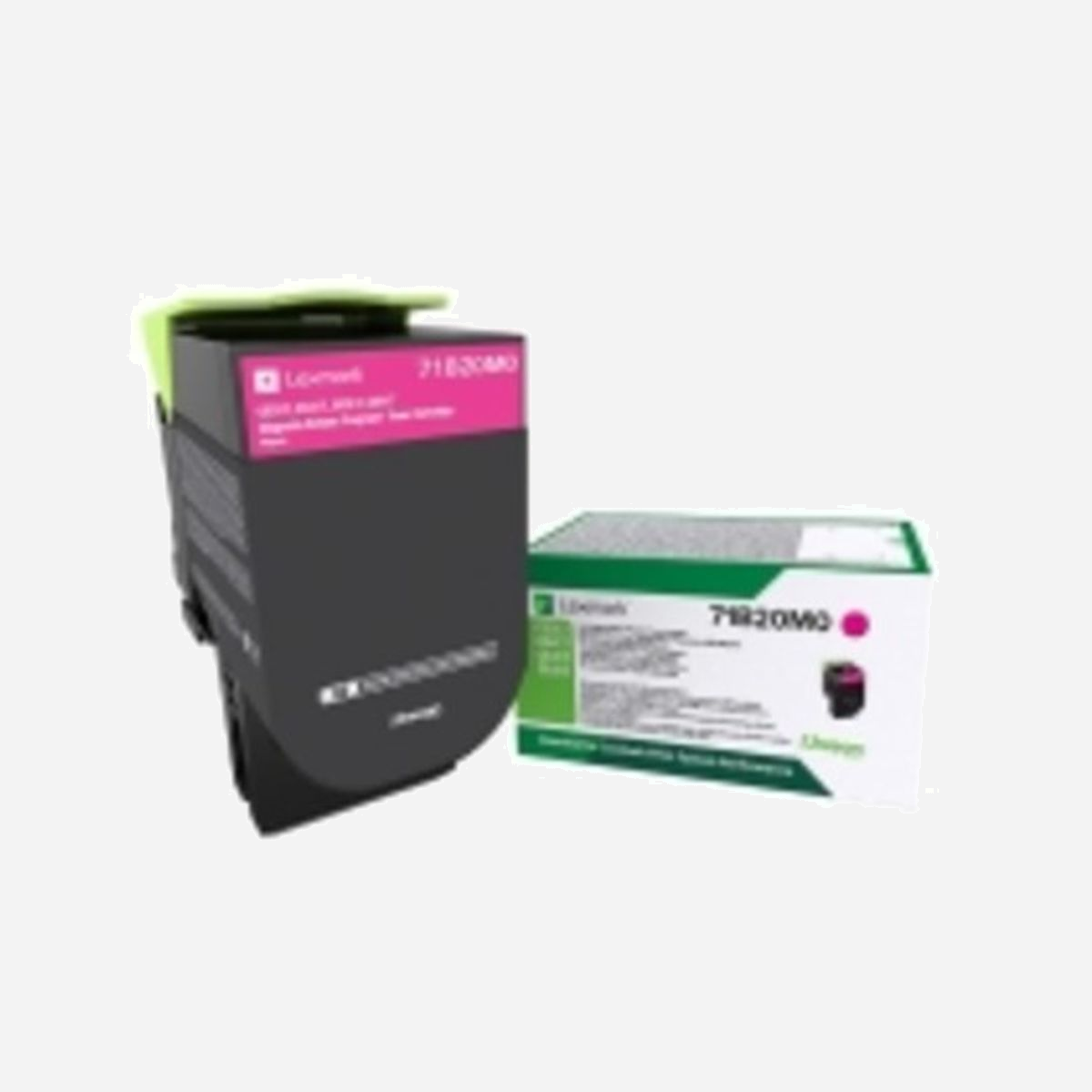 Lexmark 71B20M0 Cartouche Toner Magenta Original, Rendement 2300 Pages, Compatibilité CX317dn, CX417de, CS317dn, CS417dn, Technologie Laser - Lexmark 71B20M0. Rendement par page de toner de couleur: 2300 pages, Couleurs d'impression: Magenta, Quantité: 1 pièce(s)