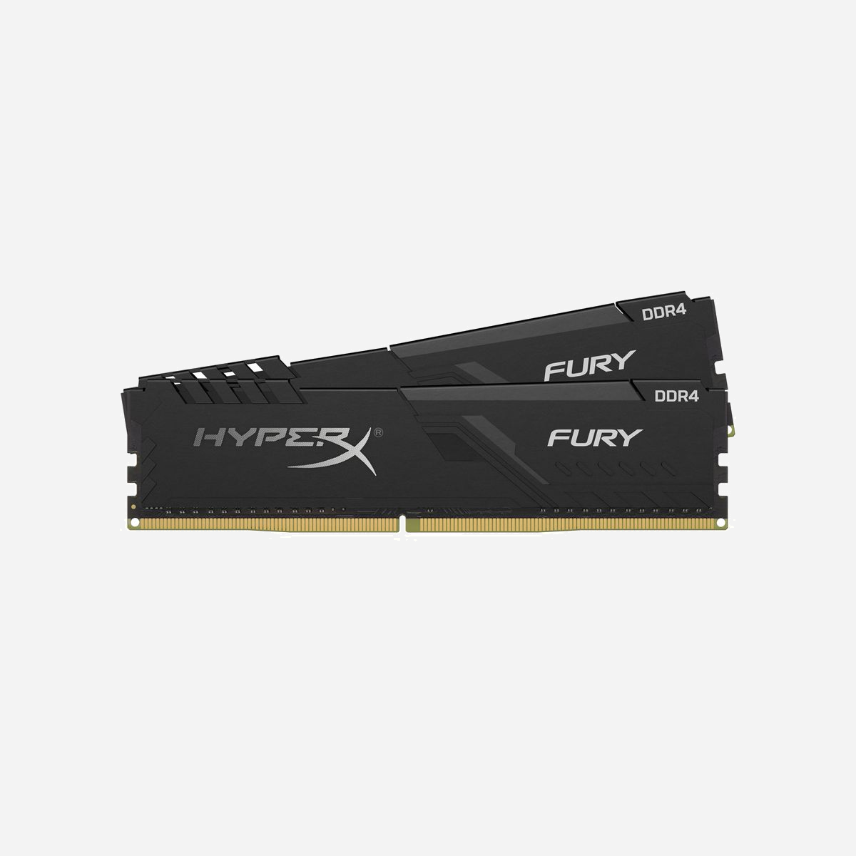 HyperX FURY DDR4 16Go (2x8Go) 3200MHz CL16 DIMM 288-pin XMP Radiateur Low Profile pour PC/Serveur (HX432C16FB3K2/16) - Libérez votre style. Libérez votre FURY.<br><br>La mémoire HyperX® FURY DDR4, avec des débits pouvant atteindre 3733MHz, donne un sérieux coup de pouce aux performances pour le jeu, l'édition vidéo et le rendu. Cette amélioration rentable est proposée dans des débits allant de 2 400 à 3 733MHz, avec des latences CL15-19 et disponible en modules simples de 4 à 32Go et en kits de 16 à 128Go. Elle exploite la fonctionnalité d'overclocking automatique Plug N Play* aux vitesses de 2 400 et 2 666MHz. Elle est également compatible Intel XMP et AMD Ryzen. Grâce à son dissipateur de chaleur élégant avec profil mince, la mémoire HyperX FURY DDR4 garde la tête froide. Testée à 100% à toutes les vitesses et couverte par une garantie à vie, cette mémoire s'impose comme votre choix de mise à niveau rentable et sans soucis pour vos systèmes Intel ou AMD.<br><br>- Design amélioré du dissipateur de chaleur Low Profile<br>- Performances supérieures de la mémoire DDR4 à un prix abordable<br>- Compatible Intel XMP<br>- Compatible AMD Ryzen<br>- Des vitesses jusqu'à 3 733MHz et des capacités jusqu'à 128Go <br>- Fonctionnalité Plug N Play à 2 400 et 2 666Mhz*<br><br>* La mémoire HyperX DDR4 Plug N Play fonctionne sur les systèmes DDR4 jusqu’à la vitesse autorisée par le fabricant de l’équipement et spécifiée dans le BIOS. La mémoire PnP ne peut pas augmenter la vitesse de la mémoire système au-delà des spécifications du BIOS. Les produits HyperX DDR4 Plug N Play prennent en charge les spécifications XMP 2.0, ce qui signifie que l'overclocking peut également être obtenu en activant le profil XMP intégré.