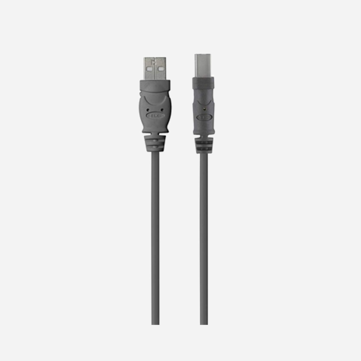 Belkin Câble USB 2.0 A vers USB 2.0 B 4.8m - Connecteurs Mâle/Mâle plaqués Or - Débit 480 Mbit/s - Gris - Compatible PC, Mac et périphériques USB - Le câble d'imprimante Premium USB 2.0 de Belkin vous permet de raccorder votre imprimante à votre ordinateur et de profiter d'un débit de transfert de données allant jusqu'à 480 Mbps. Il fournit une conductivité maximale pour assurer une transmission sans erreur. Compatible avec les normes USB 2.0 et 1.1, il est conçu pour connecter les ordinateurs PC et Mac® avec connectique USB, ainsi que d'autres périphériques USB.<br><br>- Les contacts et les connecteurs plaqués or 24K garantissent une conductivité maximale et empêchent la corrosion<br>- Encoches avec mise à la terre garantissant une insertion parfaite<br>- Serre-câble moulé se pliant facilement pour plus de robustesse et un meilleur ajustement