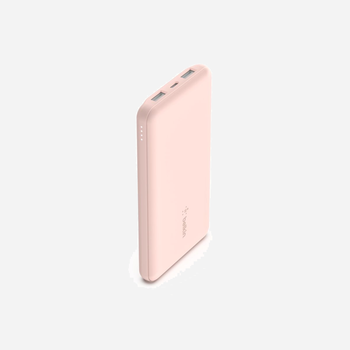 Belkin BOOST↑CHARGE BPB011BTRG - Batterie Externe 10000 mAh Or Rose, 2x USB-A + 1x USB-C, Recharge USB, Compatibilité Smartphones/Tablettes - Belkin BOOST↑CHARGE. Capacité de la batterie: 10000 mAh. Ports de sortie USB de type A: 2, Quantité de ports USB de type C: 1. Couleur du produit: Or rose