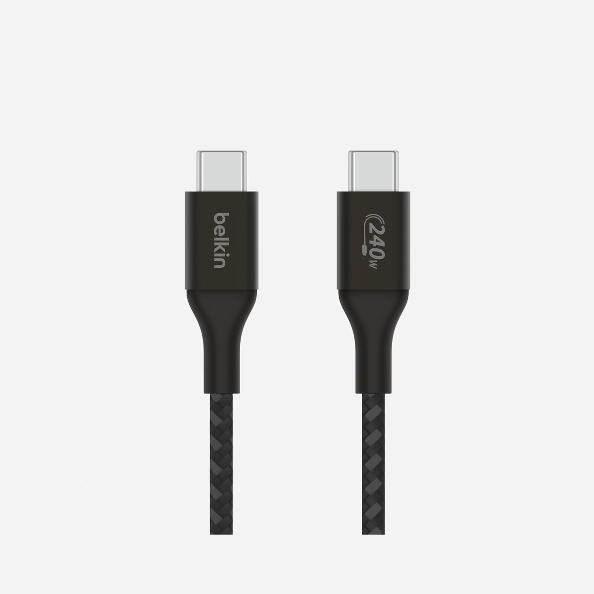 Belkin CAB015bt2MBK : Câble USB-C vers USB-C 2m, USB 2.0, 240W Power Delivery, Compatible iPad, MacBook, Galaxy, ThinkPad, Nintendo Switch - Belkin CAB015bt2MBK. Longueur de câble: 2 m. Connecteur 1: USB C, Connecteur 2: USB C, Version USB: USB 2.0, Couleur du produit: Noir