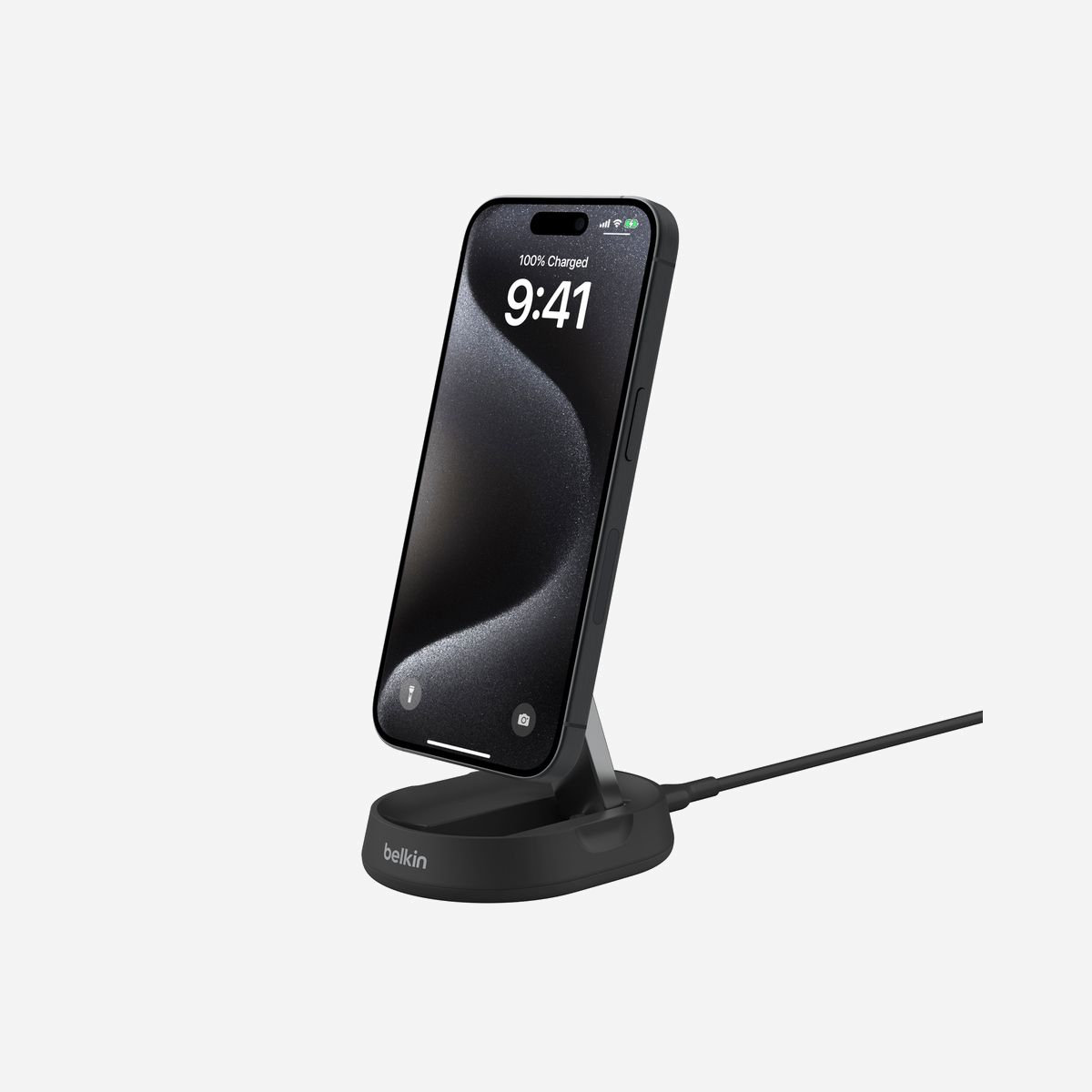Belkin BoostCharge Pro WIA008BTBK : Chargeur sans Fil Qi2 15W Secteur pour Smartphone (iPhone 15 & compatibles) avec Port USB-C, Noir, Câble 1.5m - <b>Technologie Qi2.</b><br>Qi2 est la nouvelle technologie de recharge sans fil magnétique. La technologie Qi2 fonctionne avec l'iPhone 15 et tout autre appareil compatible Qi2. Elle vous offre un alignement magnétique sécurisé, une recharge sans fil rapide et puissante. La technologie Qi2 permet d'optimiser la recharge sans fil et la durée de vie de la batterie de votre appareil.<br><br><b>Jusqu’à 15 W de recharge sans fil rapide.</b><br>Profitez de tous les avantages offerts par la technologie de recharge magnétique Qi2 avec une puissance pouvant atteindre 15 W sur votre iPhone 15 ou tout autre appareil compatible Qi2. La technologie Qi2 permet d'optimiser la recharge sans fil et la durée de vie de la batterie de votre appareil.<br><br><b>Inclination du support.</b><br>Vous pouvez incliner la tête du chargeur entre 0° et 70° ou le bras du chargeur entre 0° et 75° pour positionner votre smartphone comme bon vous semble. Consultez votre téléphone en mode portrait ou paysage.<br><br><b>Mode veille.</b><br>Les utilisateurs Apple peuvent profiter de la fonction StandBy sur leur smartphone lorsque le support de recharge n'est pas plié. Cette station de recharge est compatible avec le mode veille d'Apple.