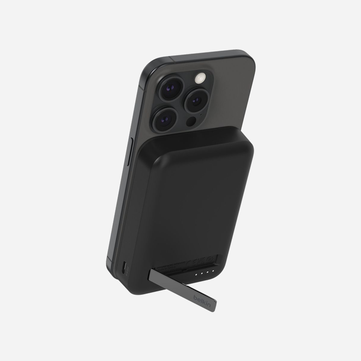 Belkin BoostCharge Pro BPD008BTBK Chargeur sans Fil 15W Noir, Compatible MagSafe, USB-C, iPhone 12 à 15 Pro Max, Protection Surcharge, 70x80x25mm - Belkin BoostCharge Pro. Recharge sans fil. Puissance de sortie totale: 15 W. Couleur du produit: Noir