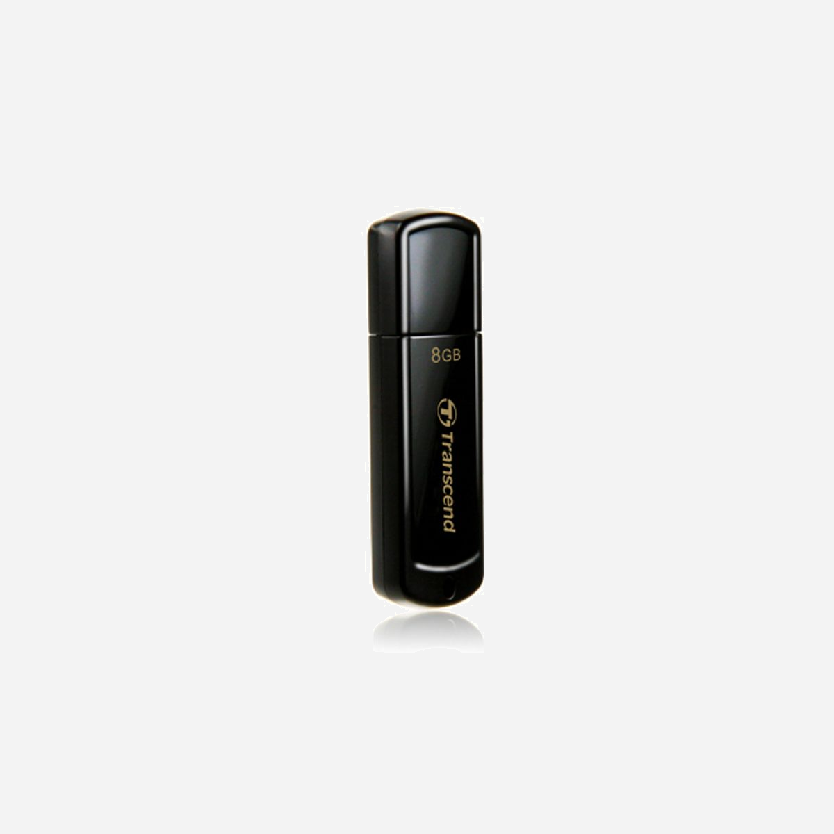 Transcend JetFlash 350 TS8GJF350 Clé USB 8 Go USB 2.0 Type-A Noir, compatible Windows, macOS 9.0+, Linux Kernel 2.4.2+ - Dotée d'une palette de couleurs classiques et d'un design fin mais robuste, la clé USB JetFlash 350/370 est l'exemple parfait de ce que peut être le style pour satisfaire tous les goûts. Offrant une grande capacité et des vitesses de lecture/écriture exceptionnelles, la JetFlash 350/370 est une excellente solution de stockage.