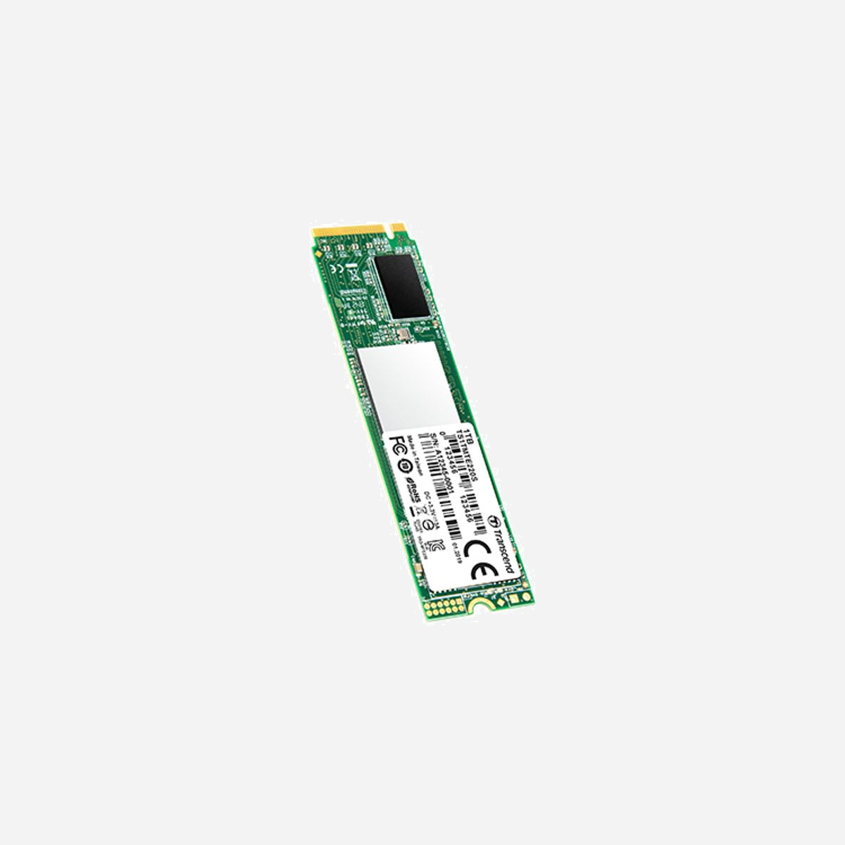 Transcend SSD 220S 512Go M.2 PCIe 3.0 NVMe 1.3 3D NAND Lecture 3300Mo/s Écriture 2100Mo/s IOPS 310K TBW 1100 Windows/Linux - Le SSD PCIe 220S de Transcend s'adresse aux applications haut de gamme, telles que la production audio/vidéo numérique, les jeux vidéo et l'utilisation en entreprise, qui nécessitent un traitement constant de lourdes charges de travail, sans aucun ralentissement ou décalage système. Utilisant l'interface PCI Express Gen3 x4 supportée par la dernière norme NVMe™, une mémoire 3D NAND Flash ainsi qu’une mémoire cache DRAM, le SSD PCIe 220S offre d'exceptionnelles vitesses de transfert qui supplantent toutes les autres.
